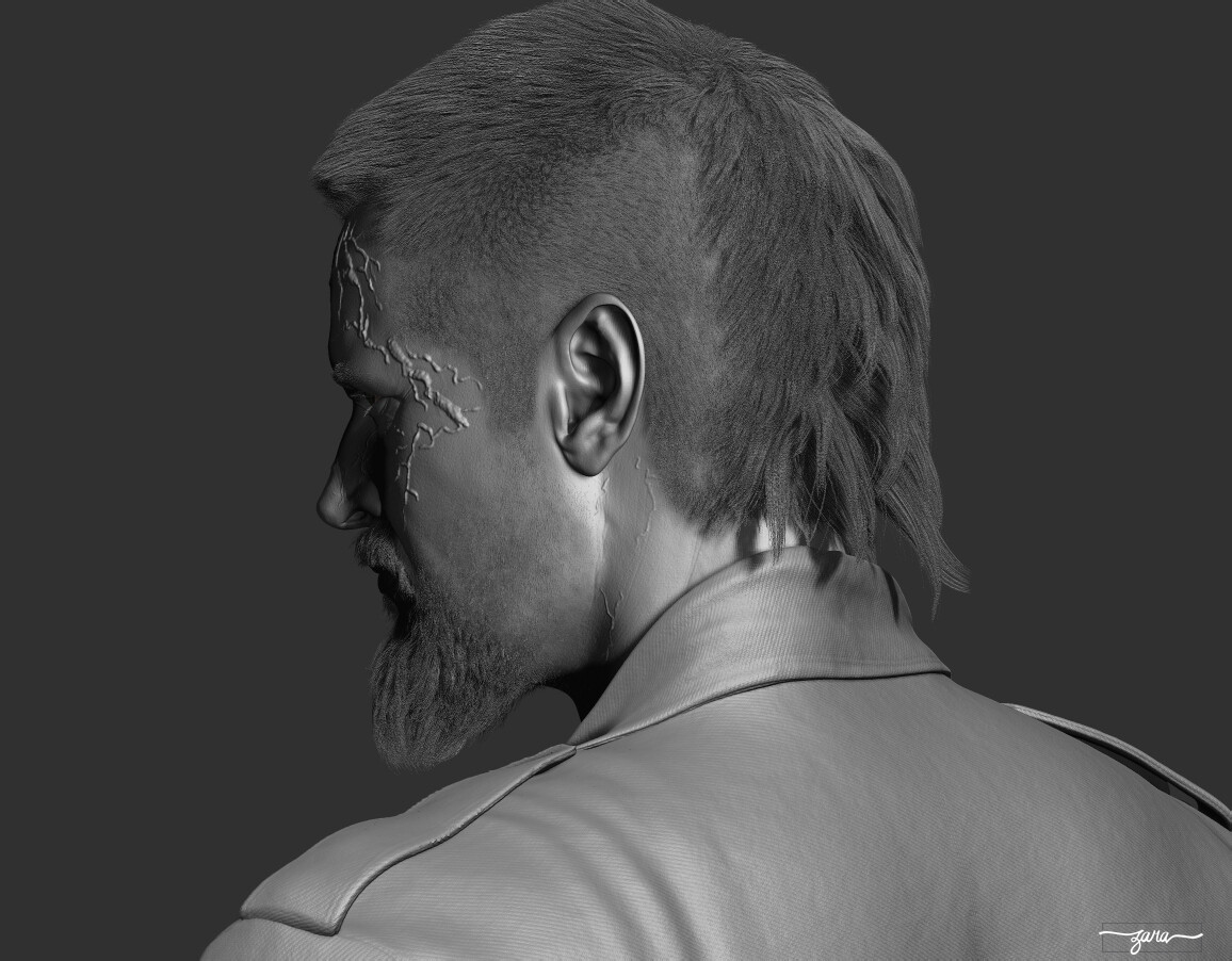 ArtStation - Marcus Drusus in Raised by Wolves ( Travis Fimmel ), image size:1156x902