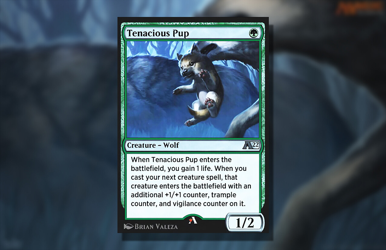 ArtStation - Tenacious Pup - Magic the Gathering