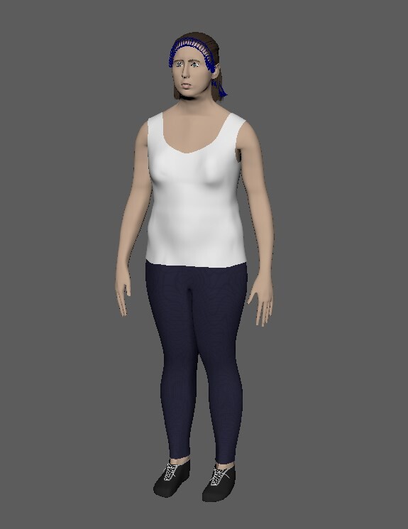 ArtStation - 3d модель человека