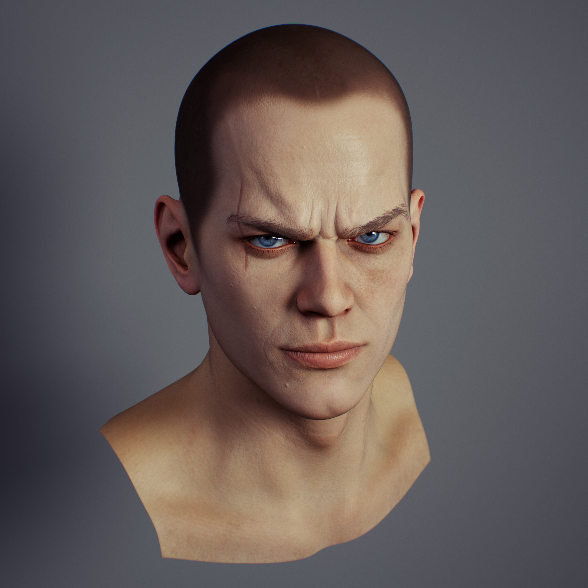 Texture test before adding hair. 