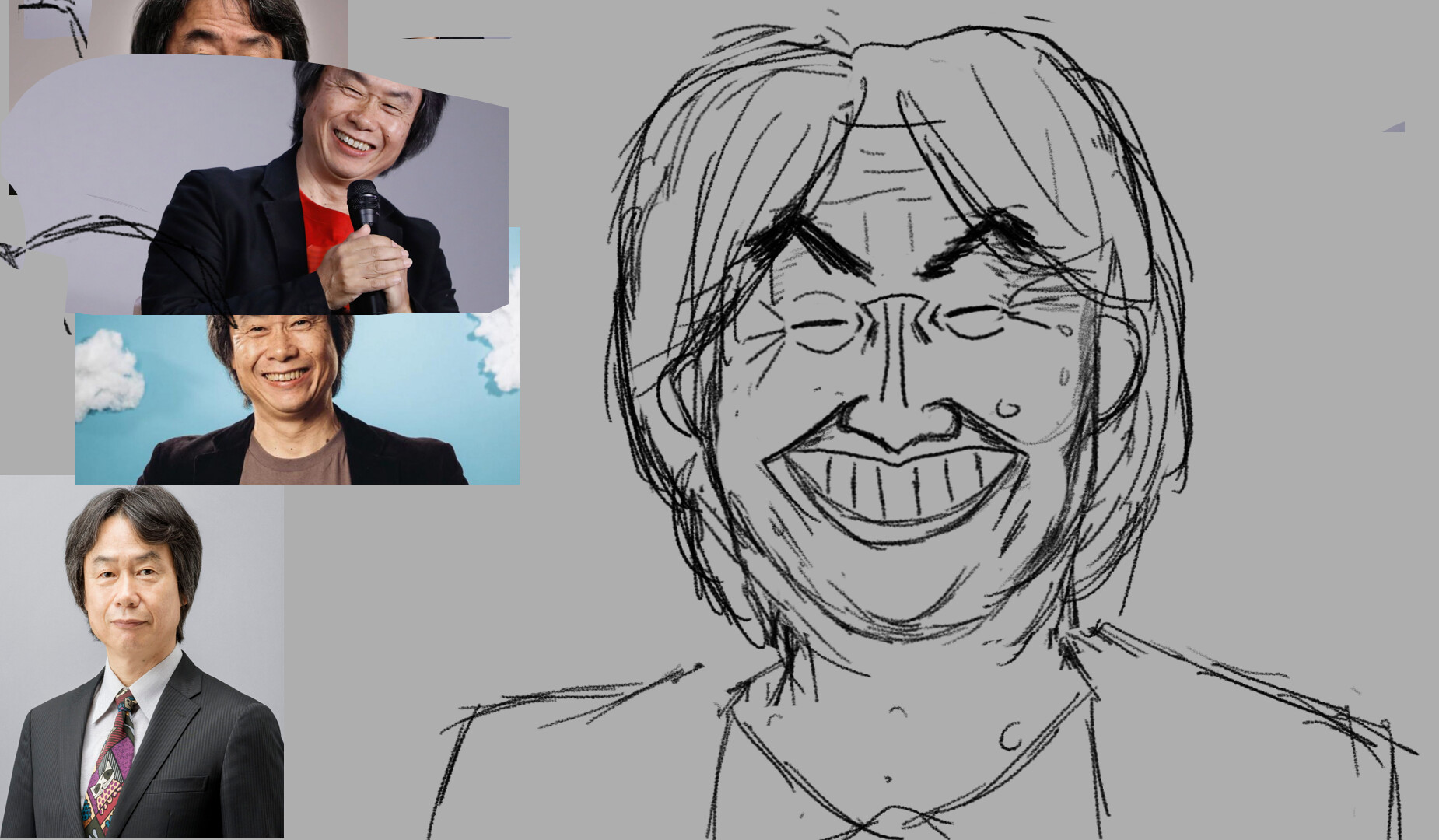 ArtStation - Shigeru Miyamoto - Caricature