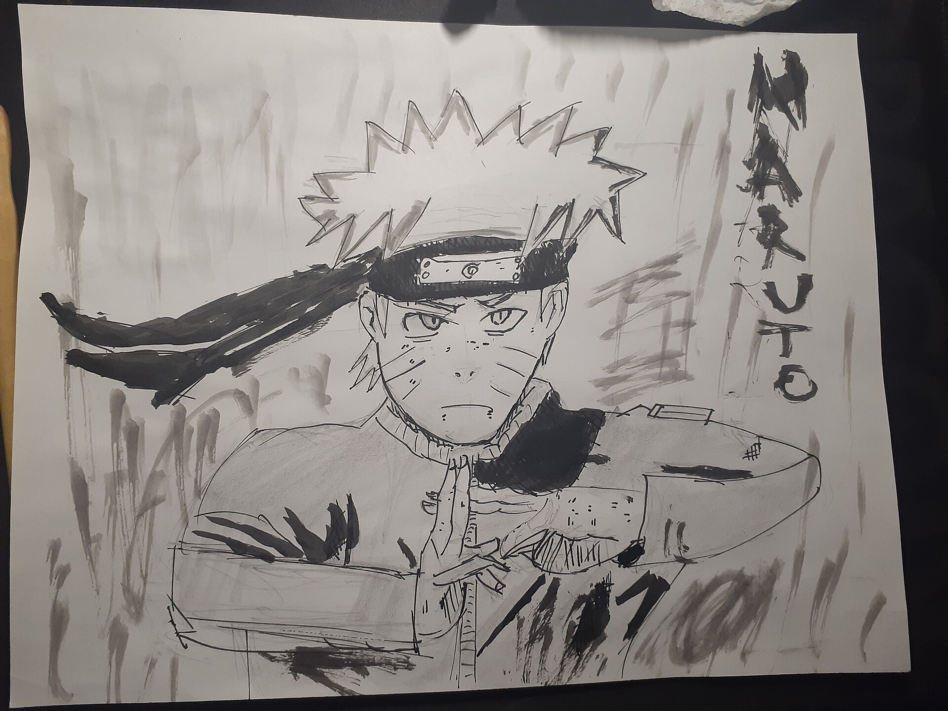 ArtStation - Naruto drawing