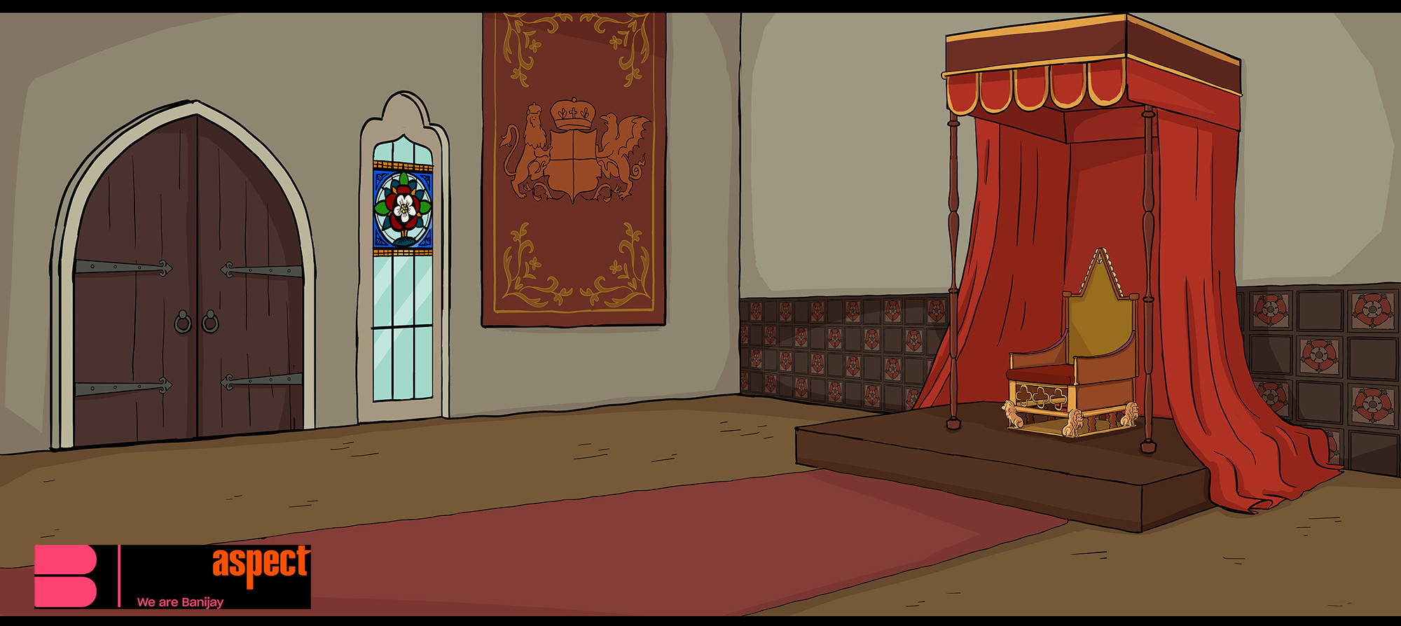Queen Elizabeth Episode 
INT Throne Room