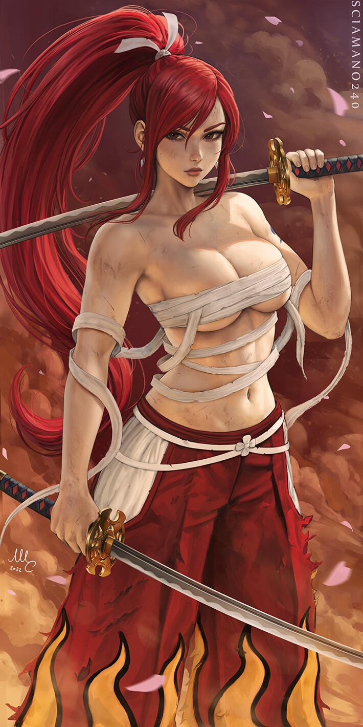 Mirco Cabbia (Sciamano240) - Erza Scarlet - Fairy Tail