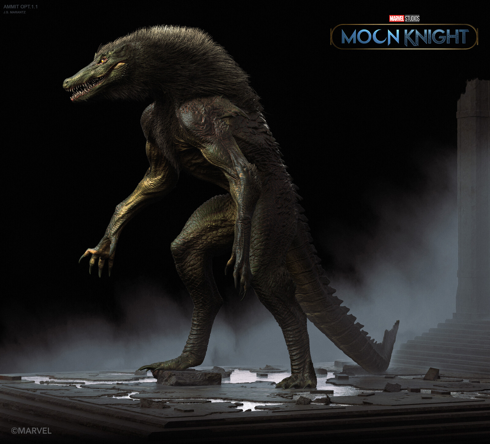 MOON KNIGHT: Early Ammit Designs 