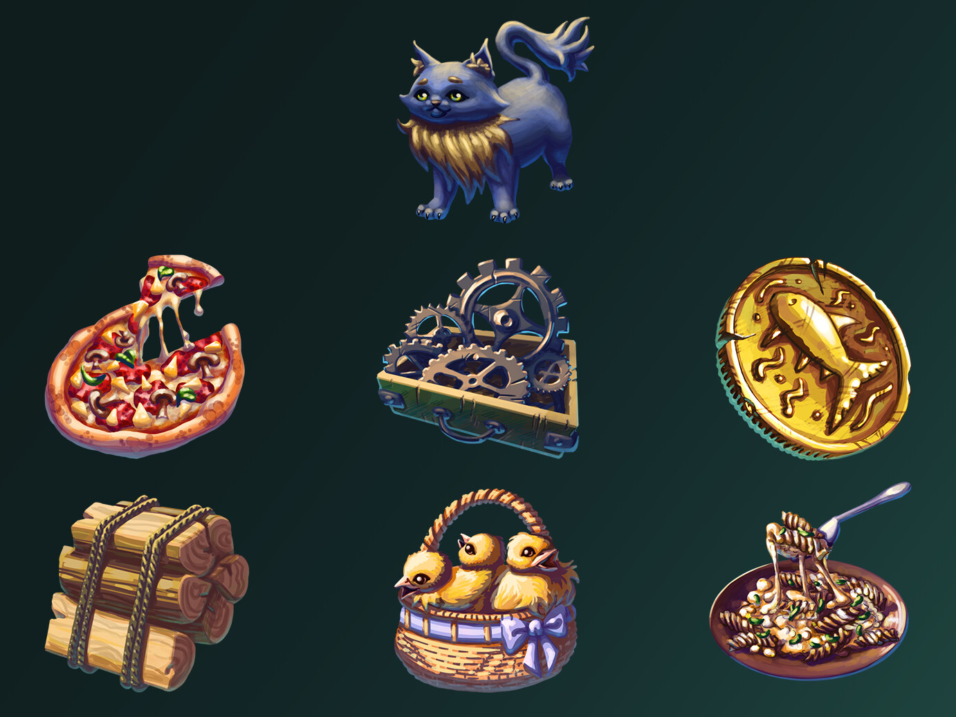 ArtStation - Игровые иконки