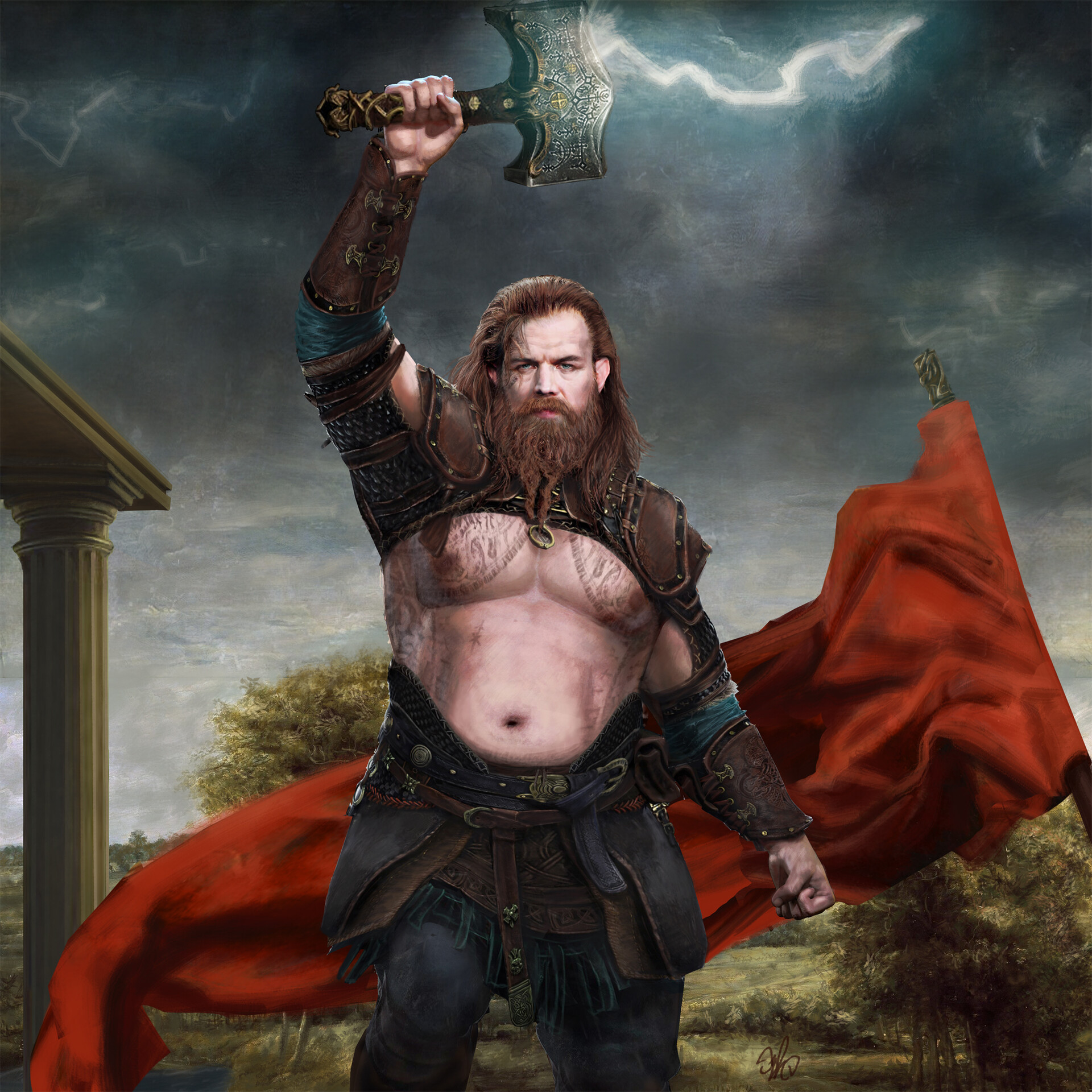 ArtStation - God of War Ragnarök - Thor