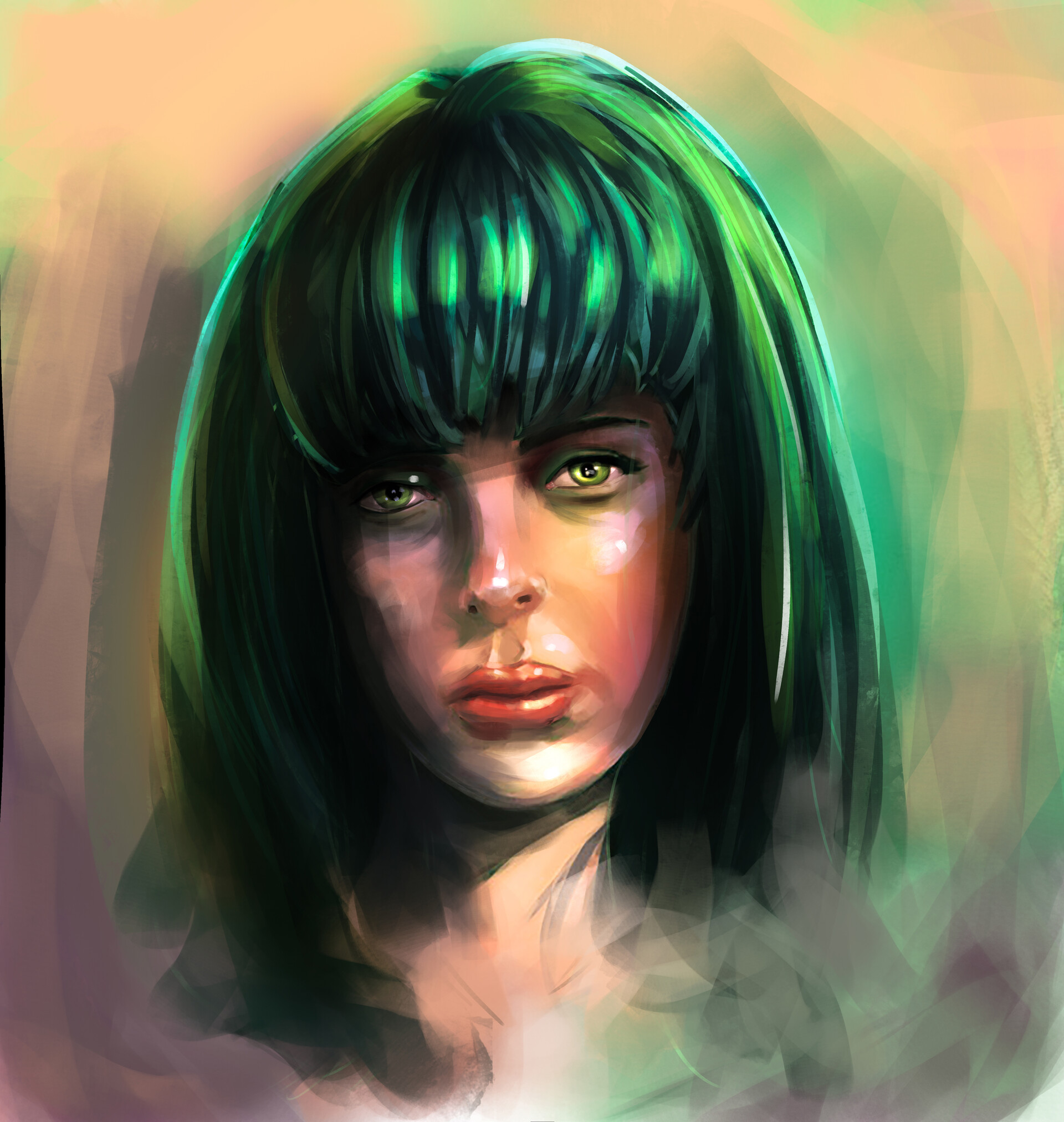 ArtStation paint over DylanTeague's art.