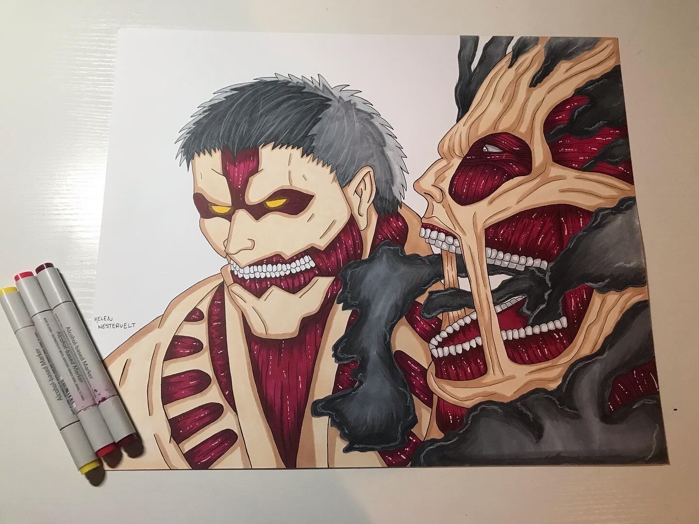 ArtStation Armored and Colossal Titan