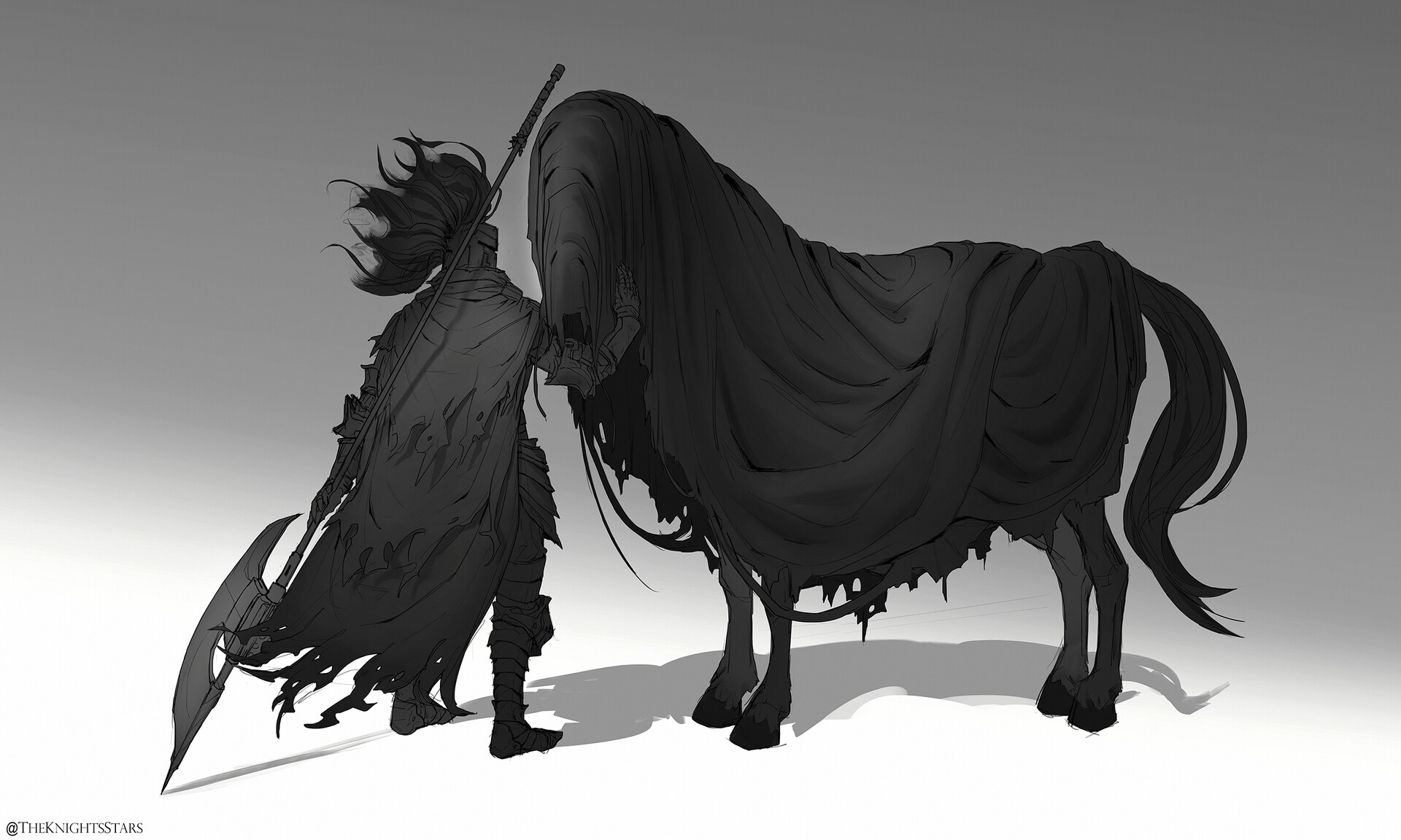 ArtStation Night's Cavalry Elden Ring Fanart