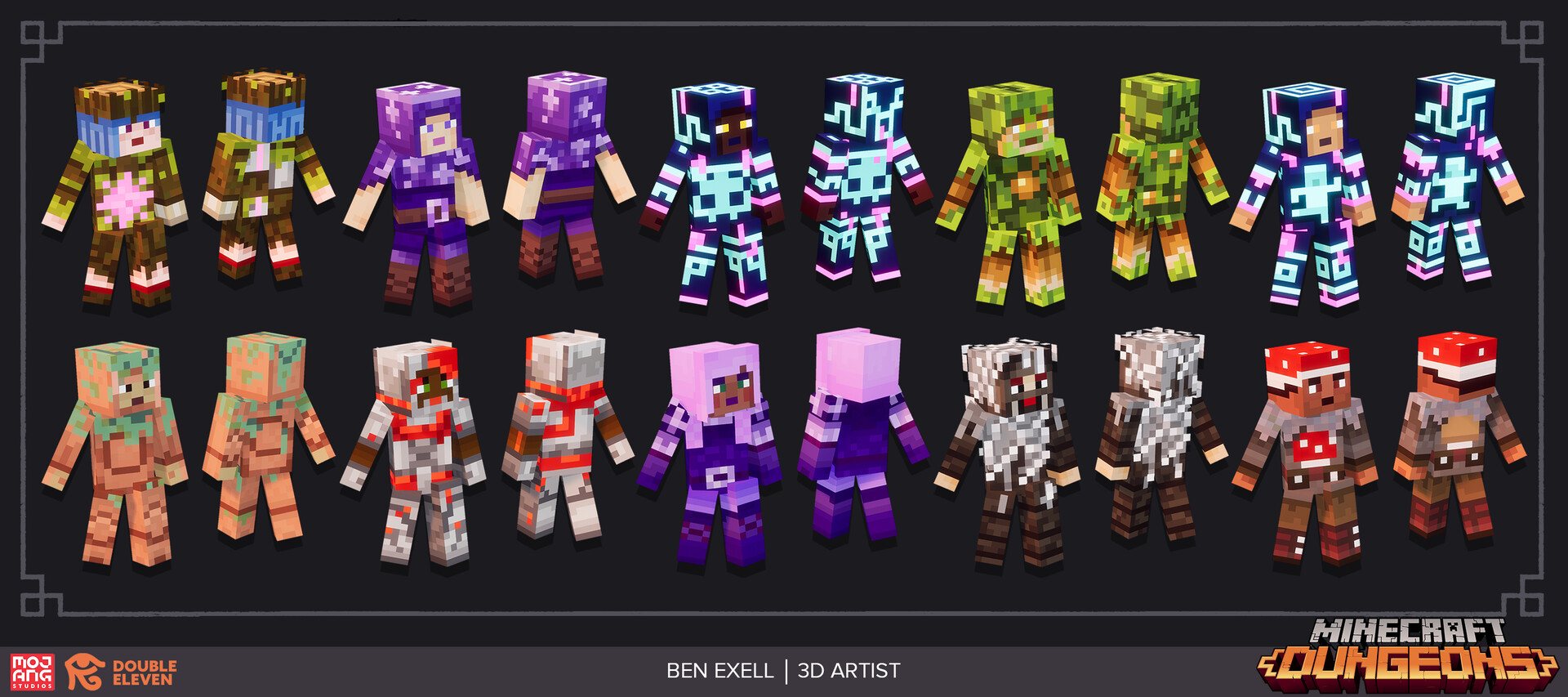 ArtStation - Minecraft Skins
