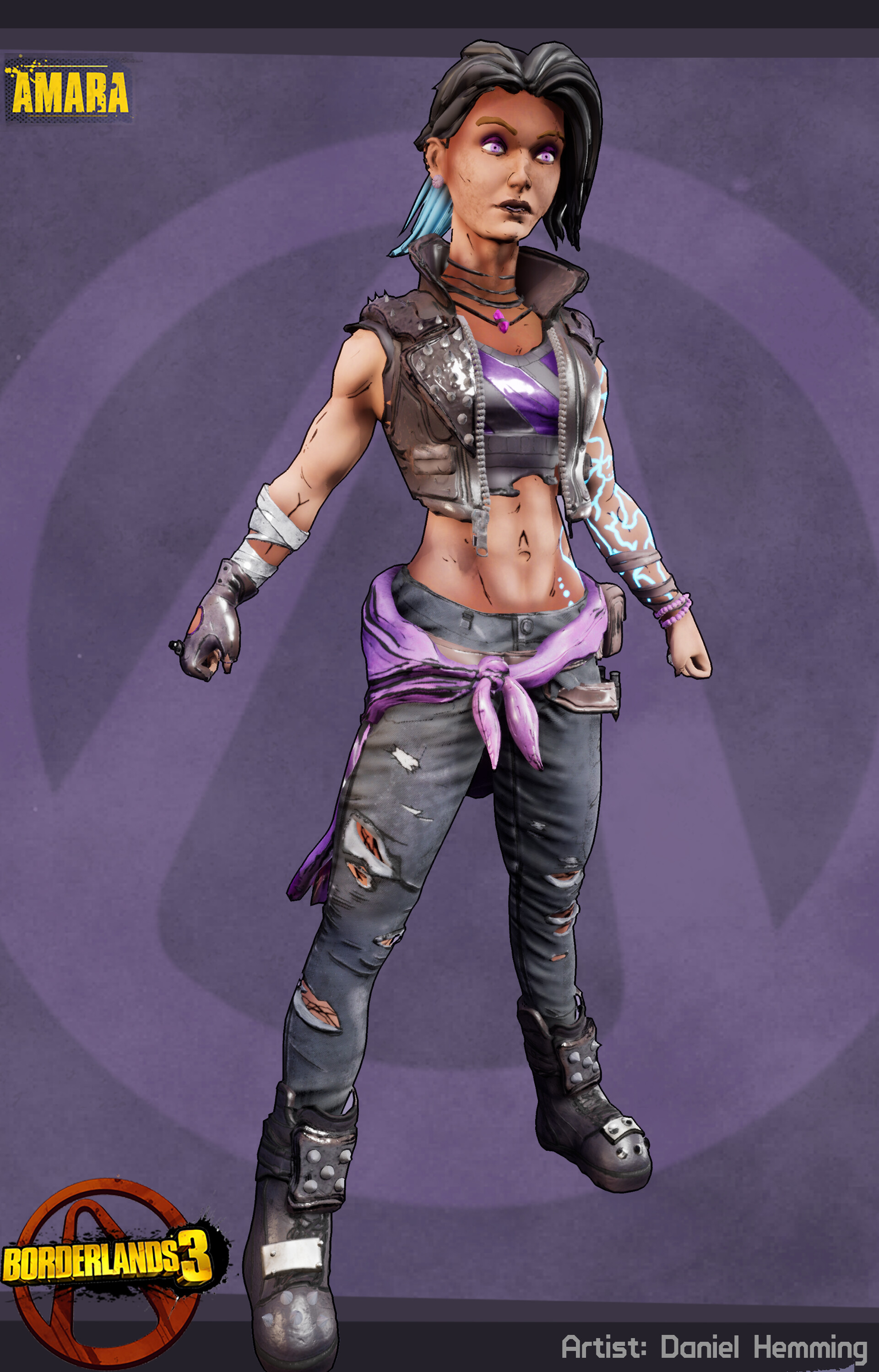 Daniel Hemming - Borderlands 3 Amara Model