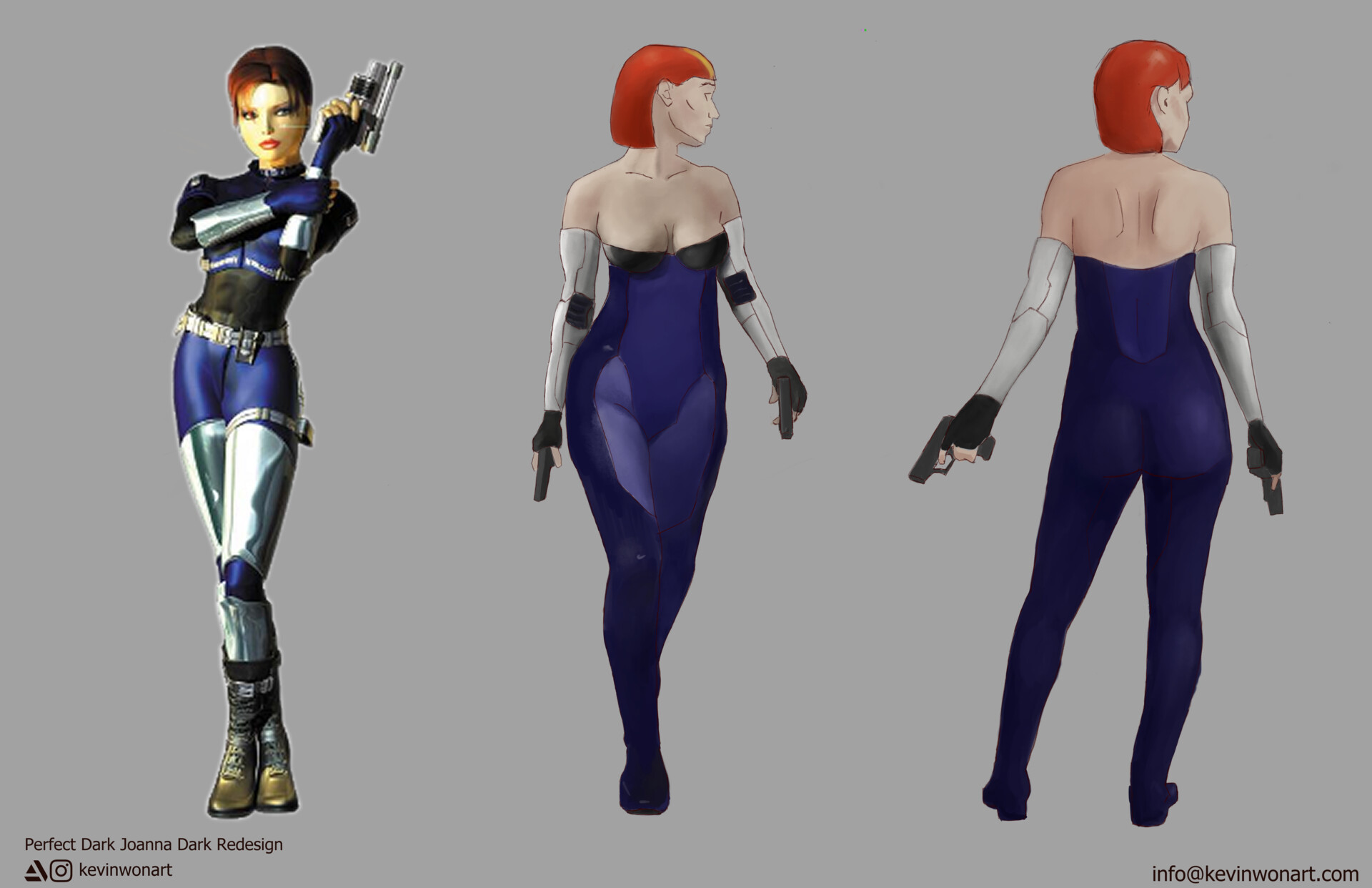 ArtStation Perfect Dark's Joanna Dark Unofficial redesign