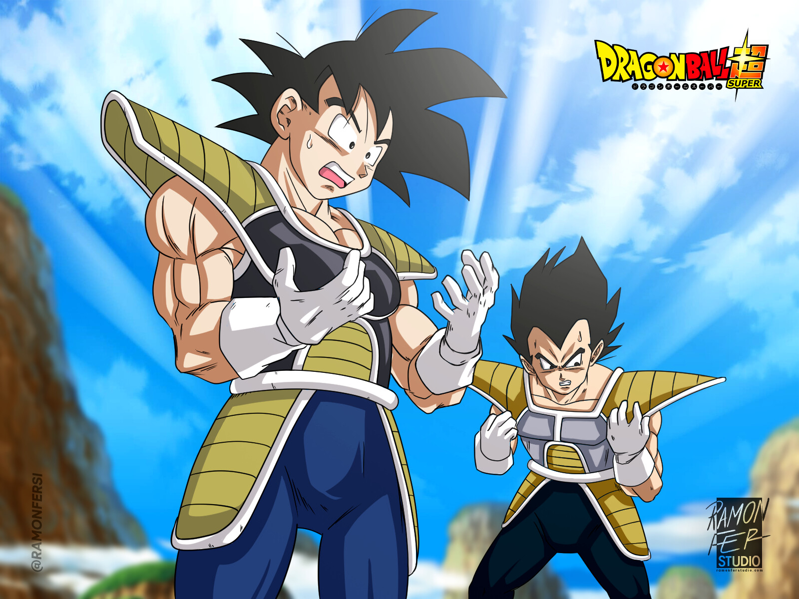 ArtStation - Goku and Vegeta New Suits - Dragon Ball Super
