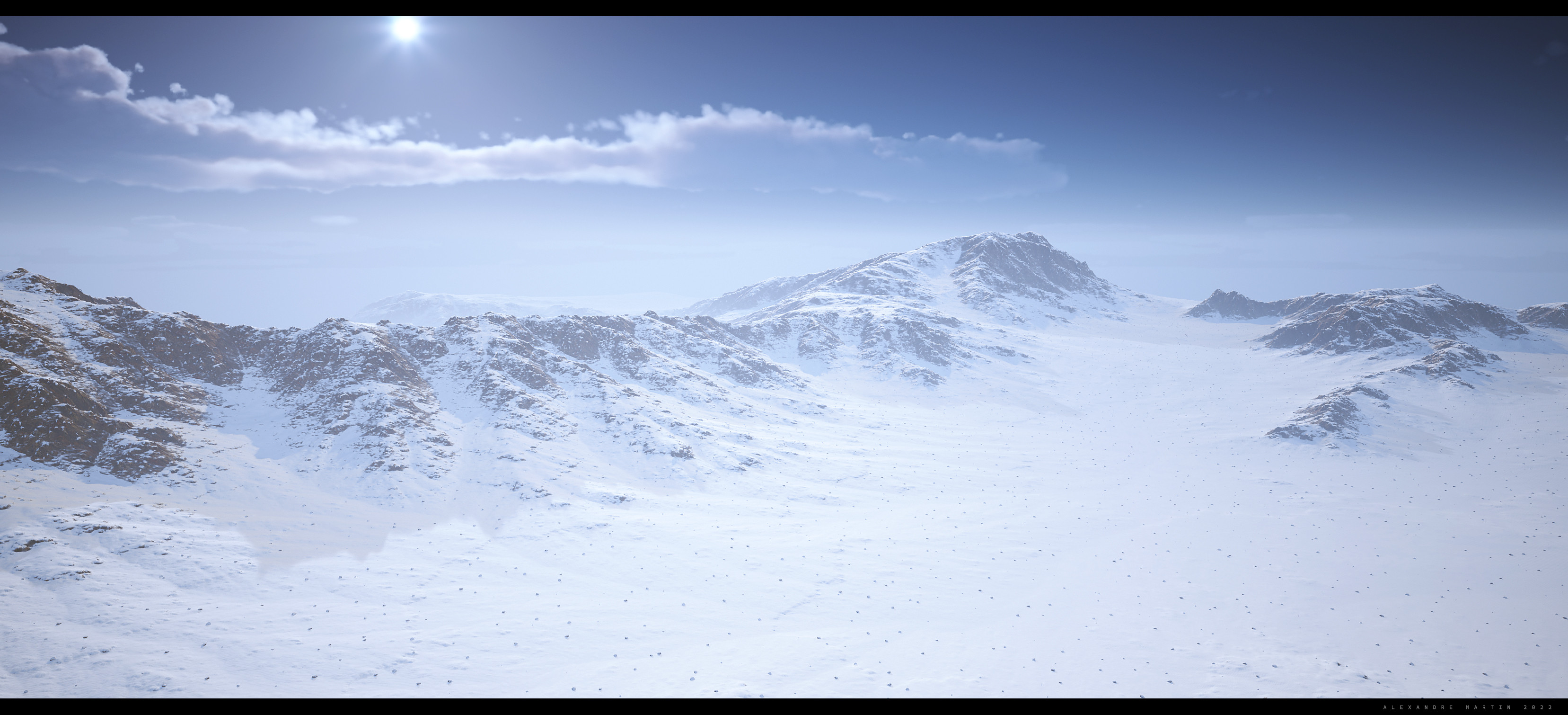 ArtStation - Snowy Mountain V.2 / Volumetrics Cloud / Unreal