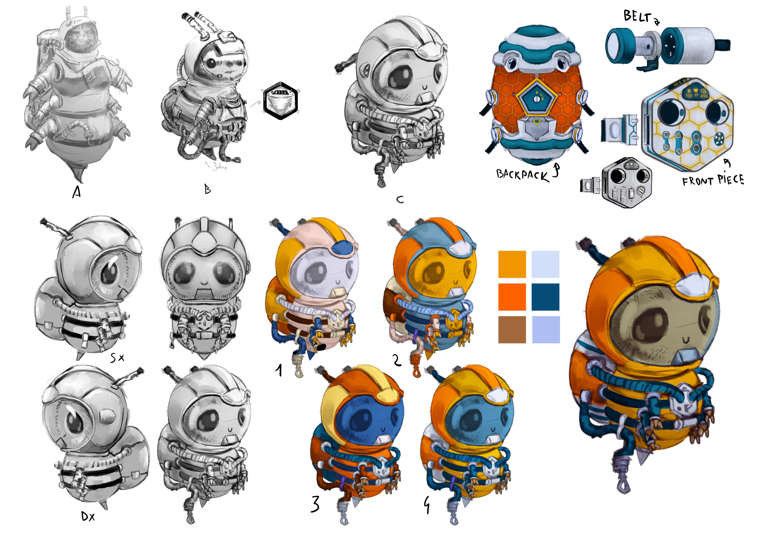 Concept of the space bee