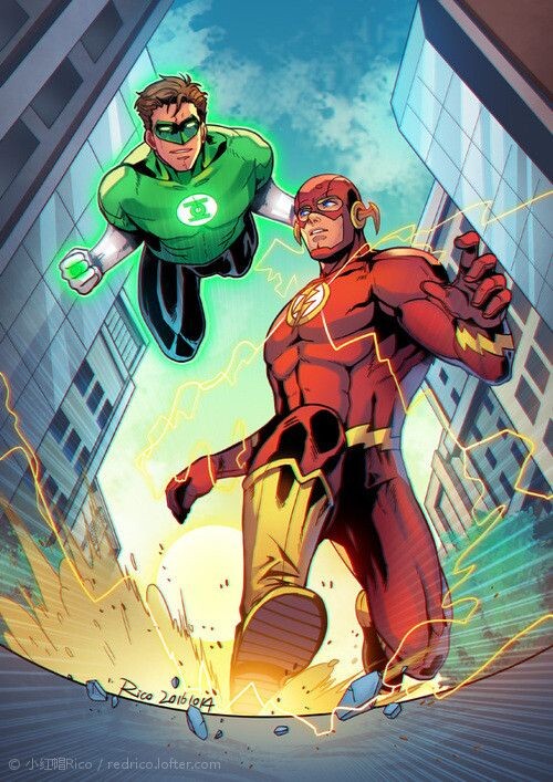 green lantern vs flash