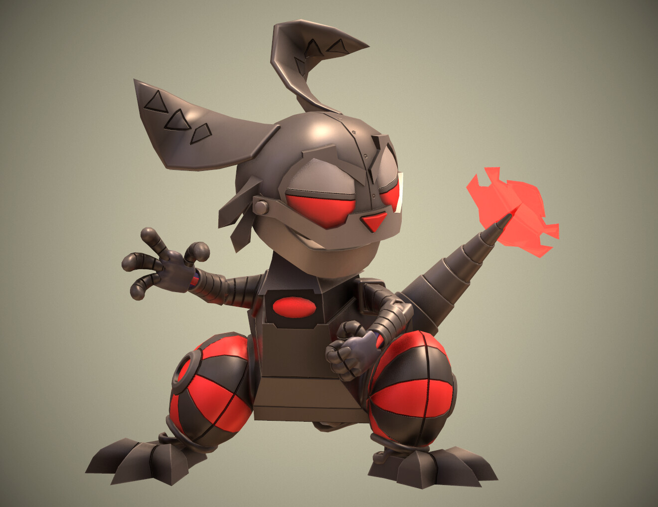 ArtStation Neopets 3D Zafara (Robot)