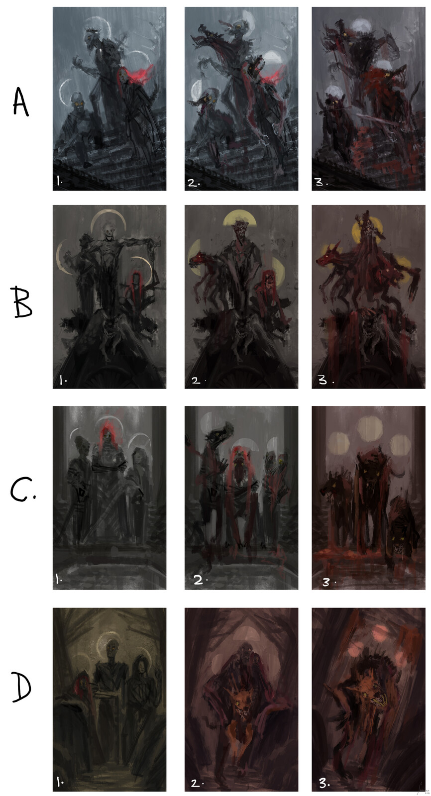 sketches for WOLFEN