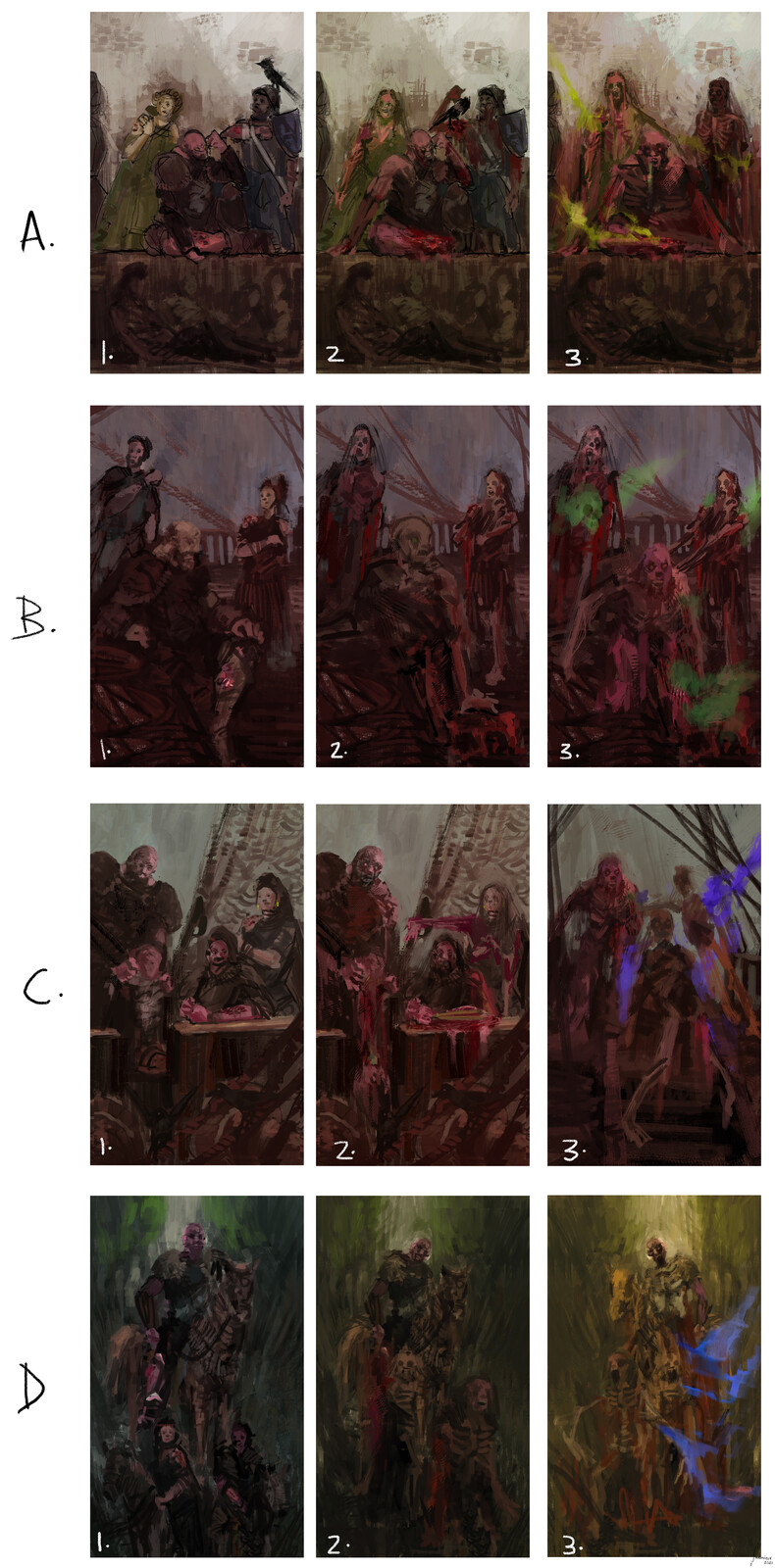 sketches for Children of Anhelios