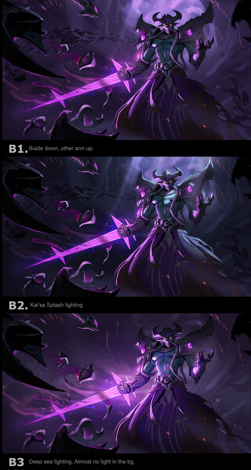 Some lighting/color variations