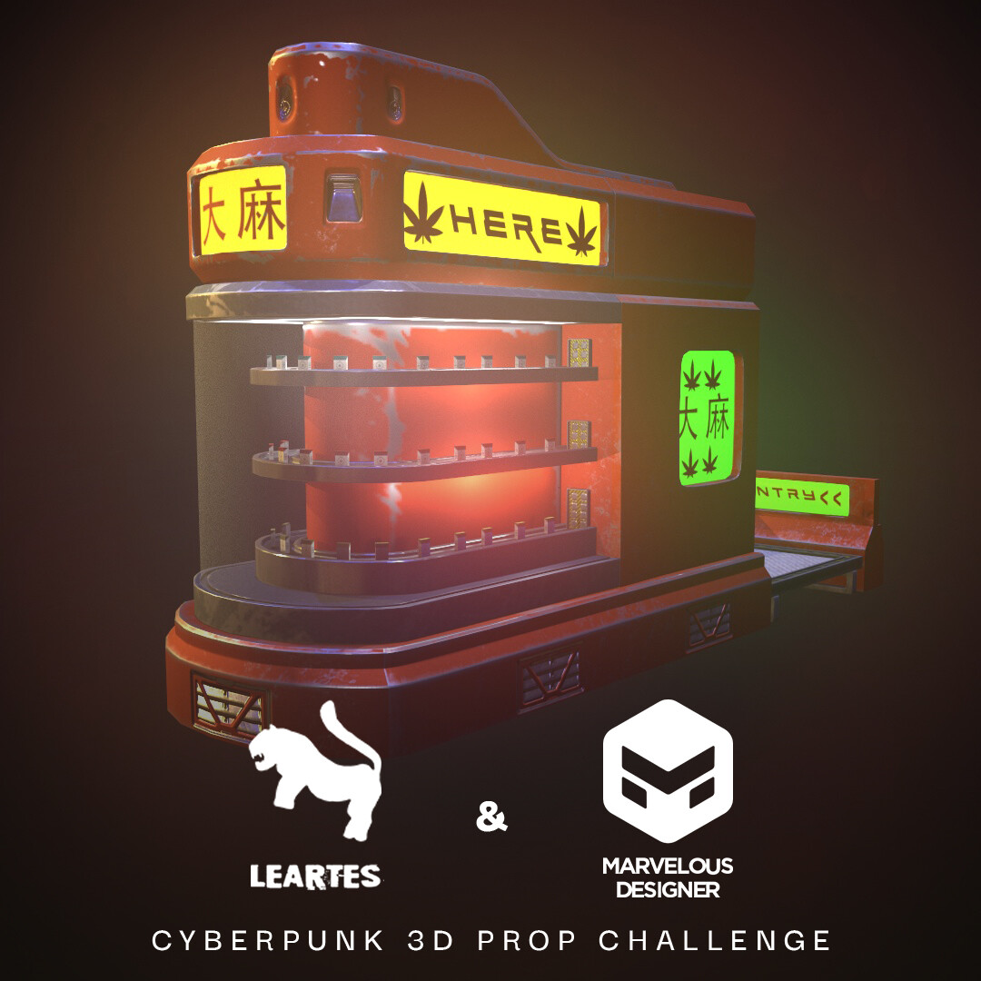 Cyberpunk Vending Machine Gun