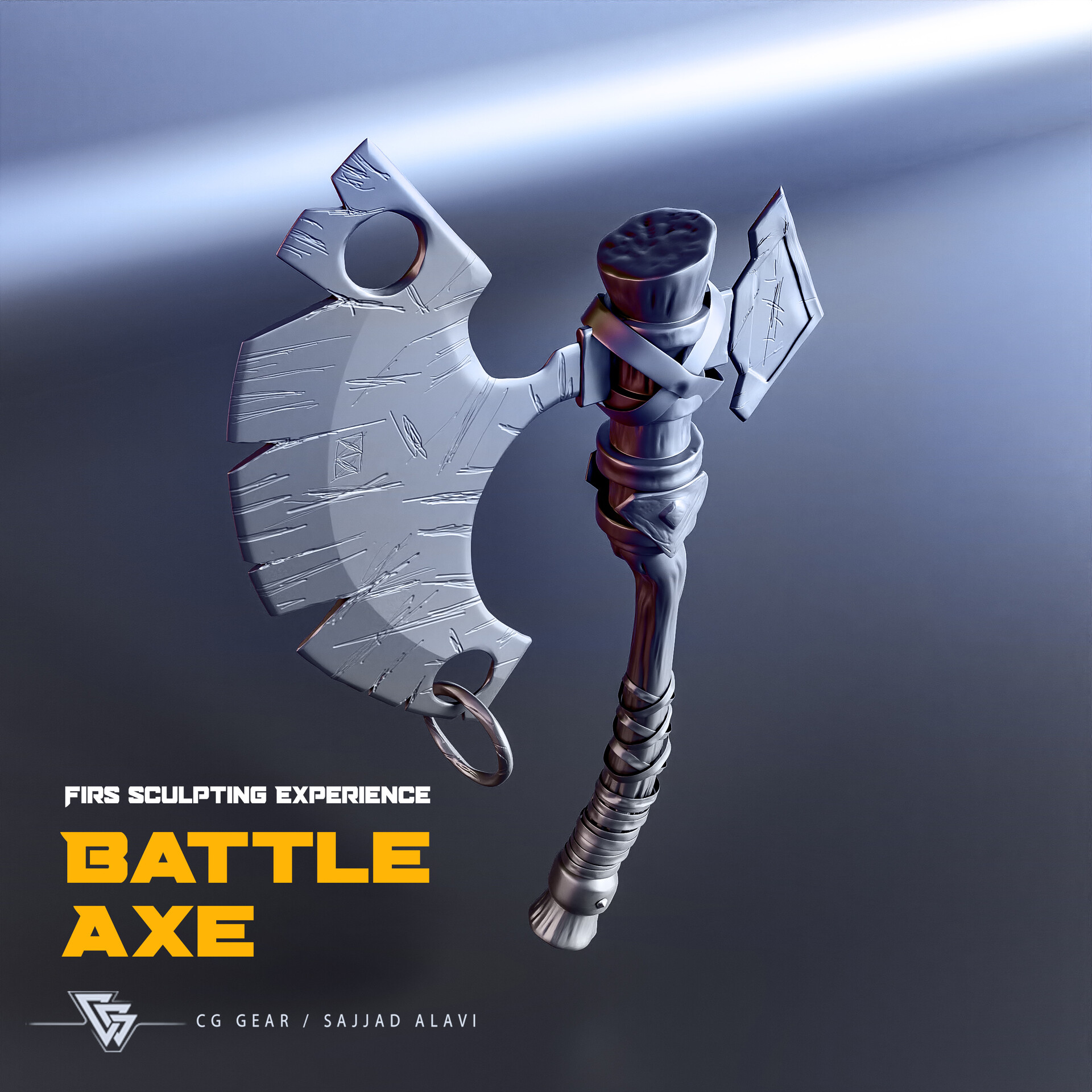 ArtStation battle axe