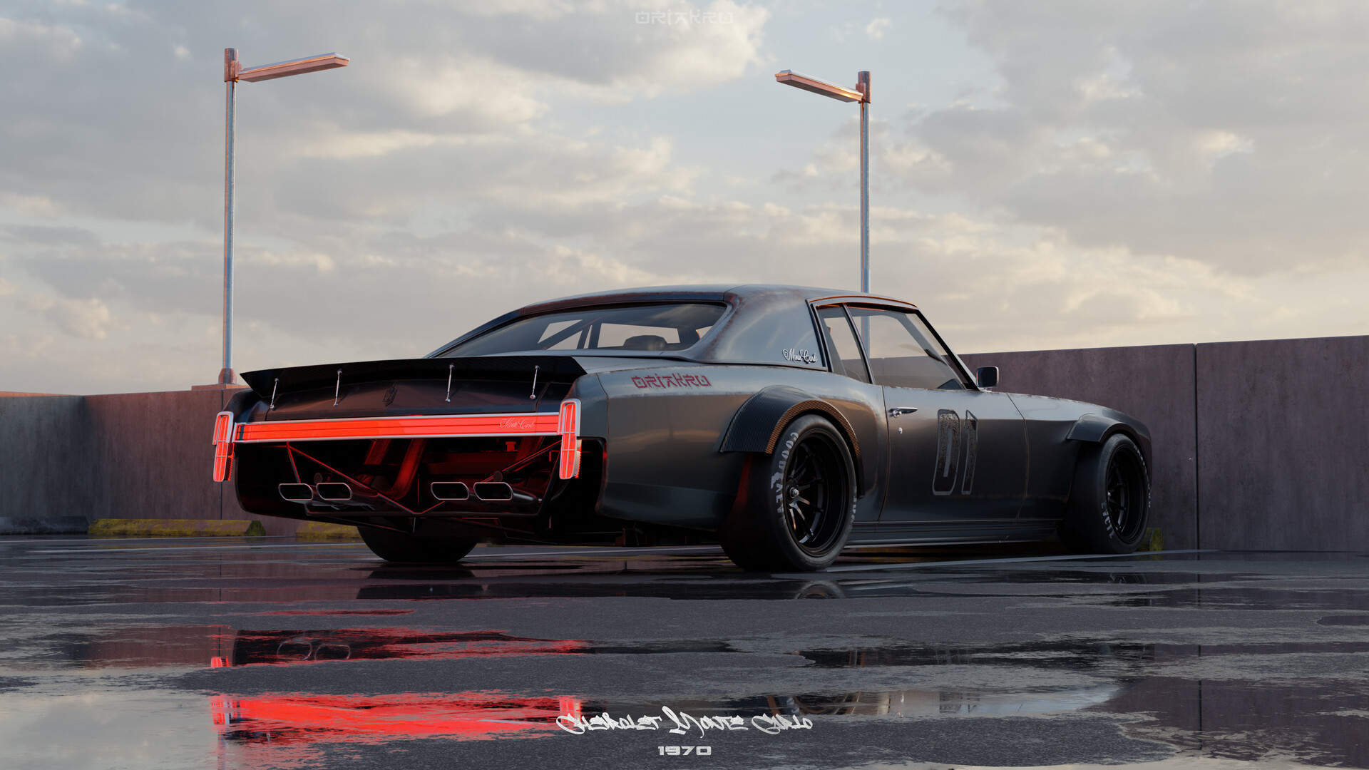 ArtStation Chevrolet Monte Carlo 1970 LS V12, 49% OFF