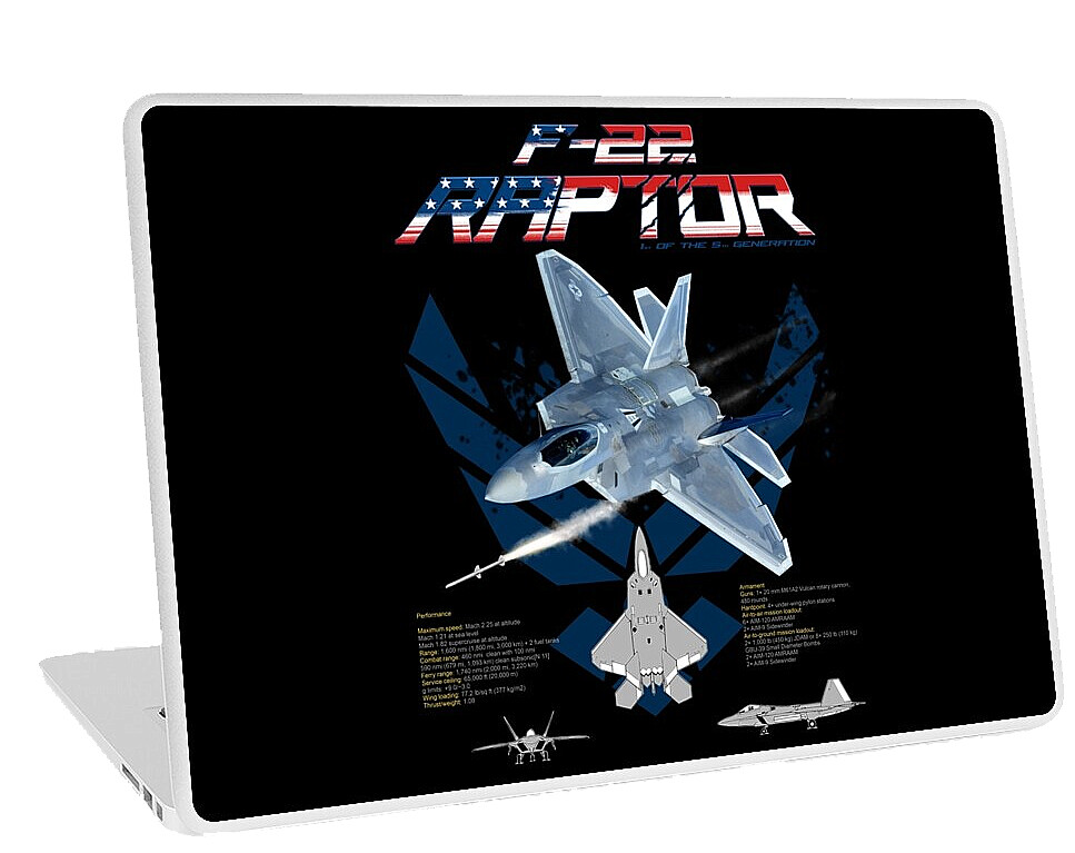 Joseph Vella - f-22 Raptor - 1st of the 5th Generation - T-shirt and Merch