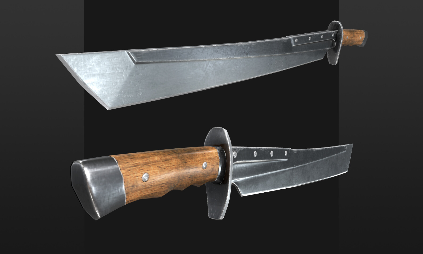 ArtStation - Battle Cleaver - Game Ready