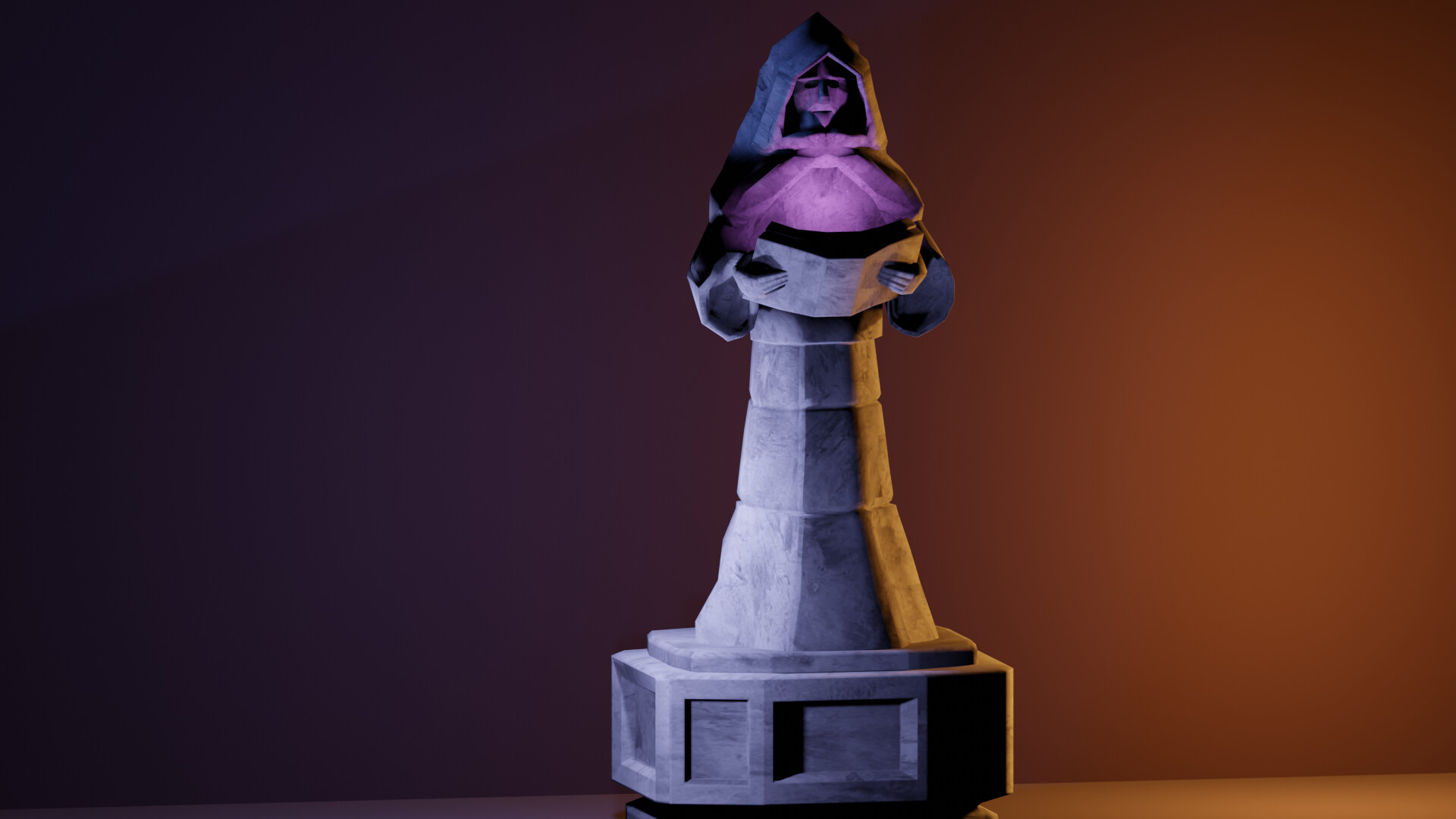 ArtStation - Statue of Wizard - Roblox game