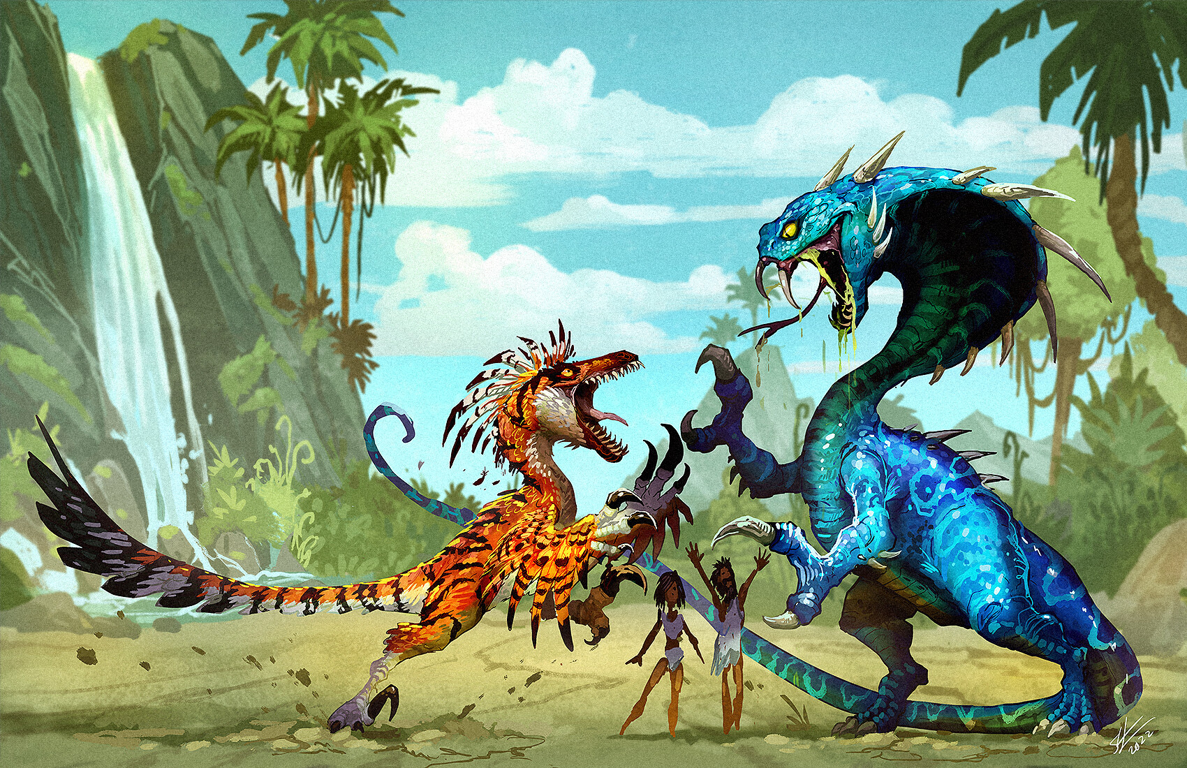 Shaun Keenan Primal Rage fan art