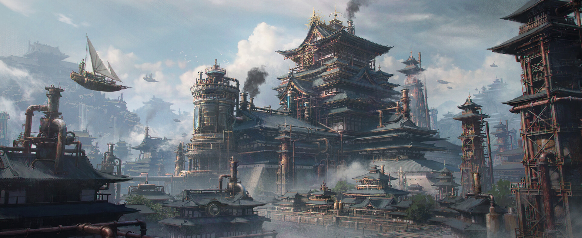 ArtStation Industrial city