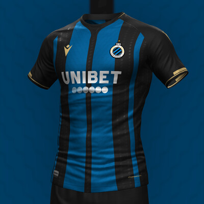 Club Brugge 2020/21 Macron Home and Away Kits - FOOTBALL FASHION