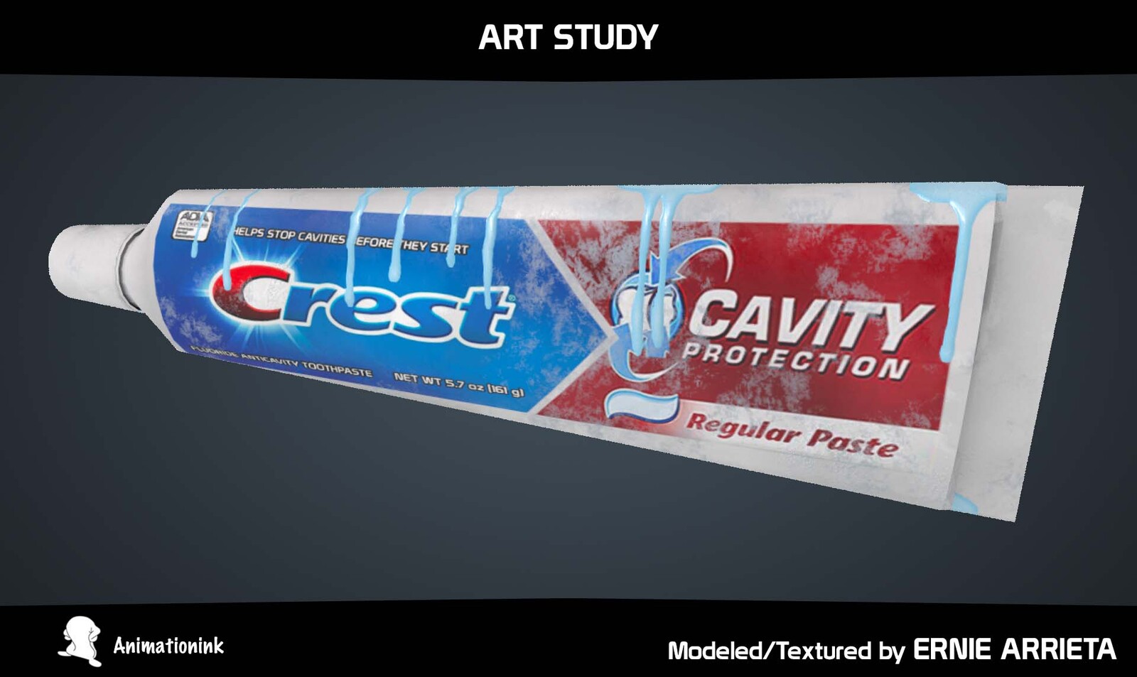 30 min - Toothpaste - Texture Study "Dirty"