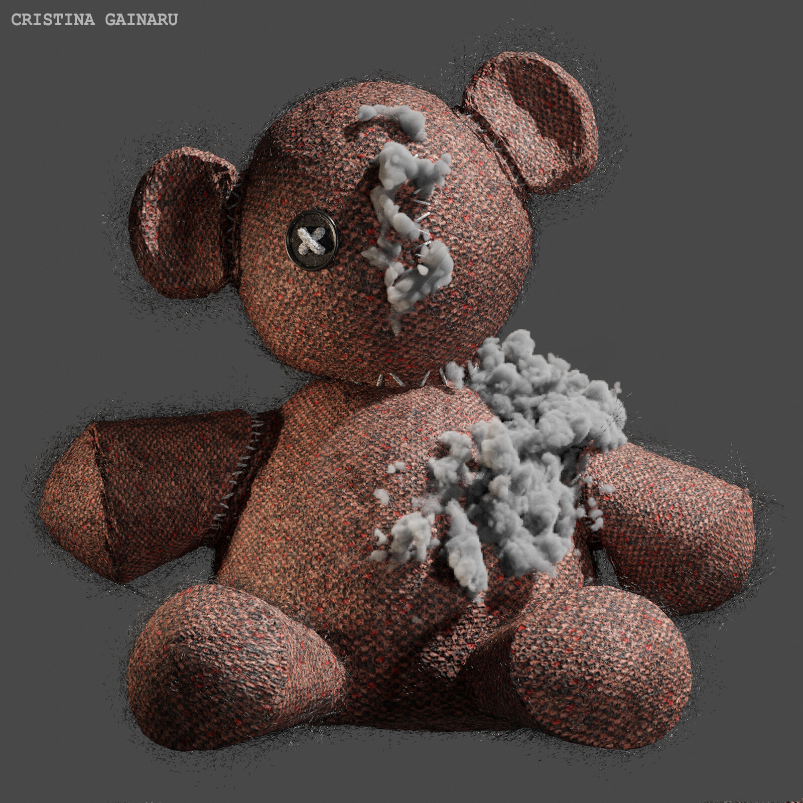 Ripped teddy bear outlet