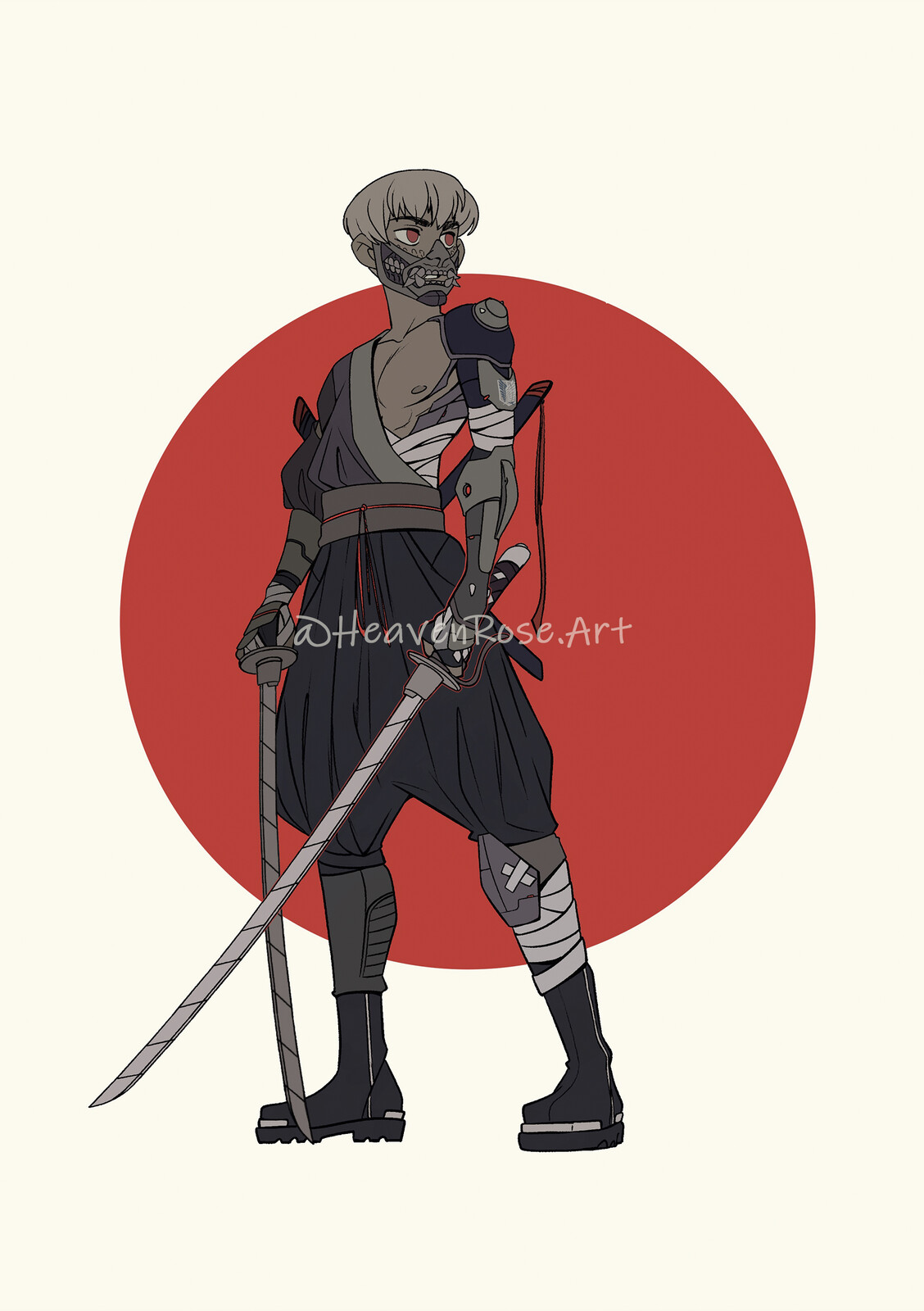 Samurai Armin from Shingeki No Kyojin
