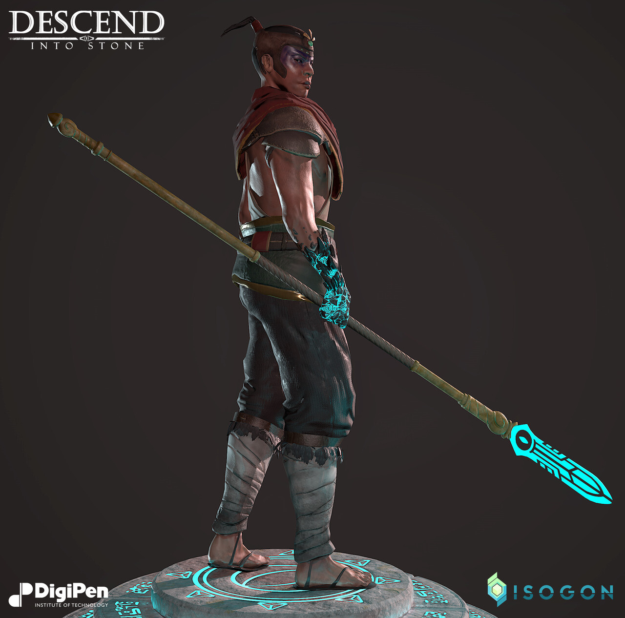 the spear being held by the character