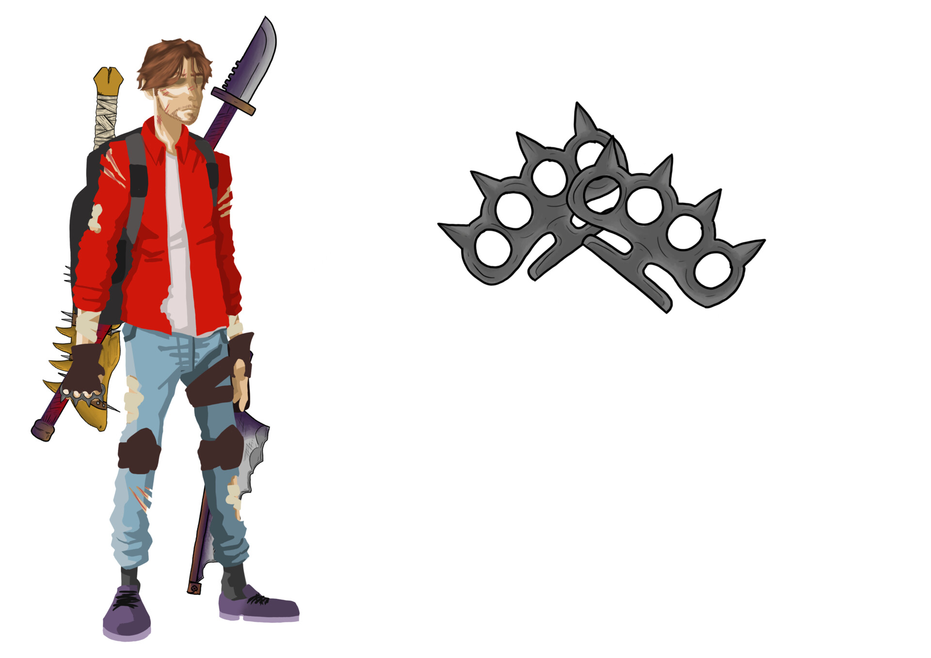James D Murray Character Variations Weapons james-d-murray-character-variations-weapons