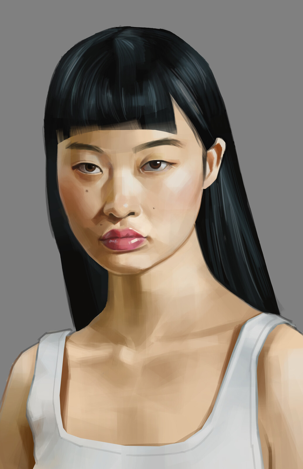 This is unfinished but I like the blocky shapes