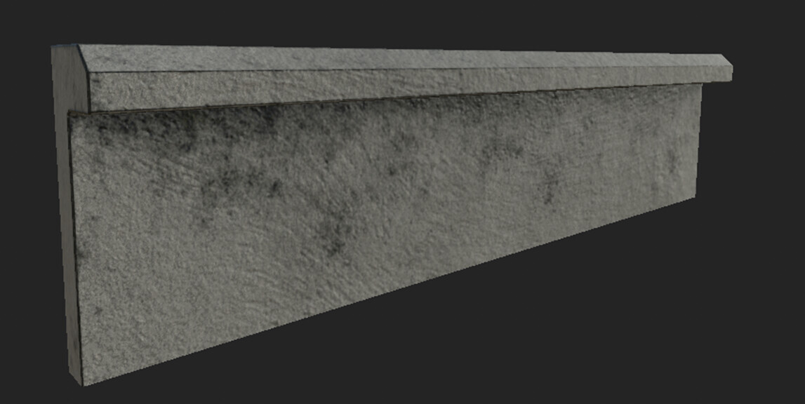 ArtStation Low wall edge