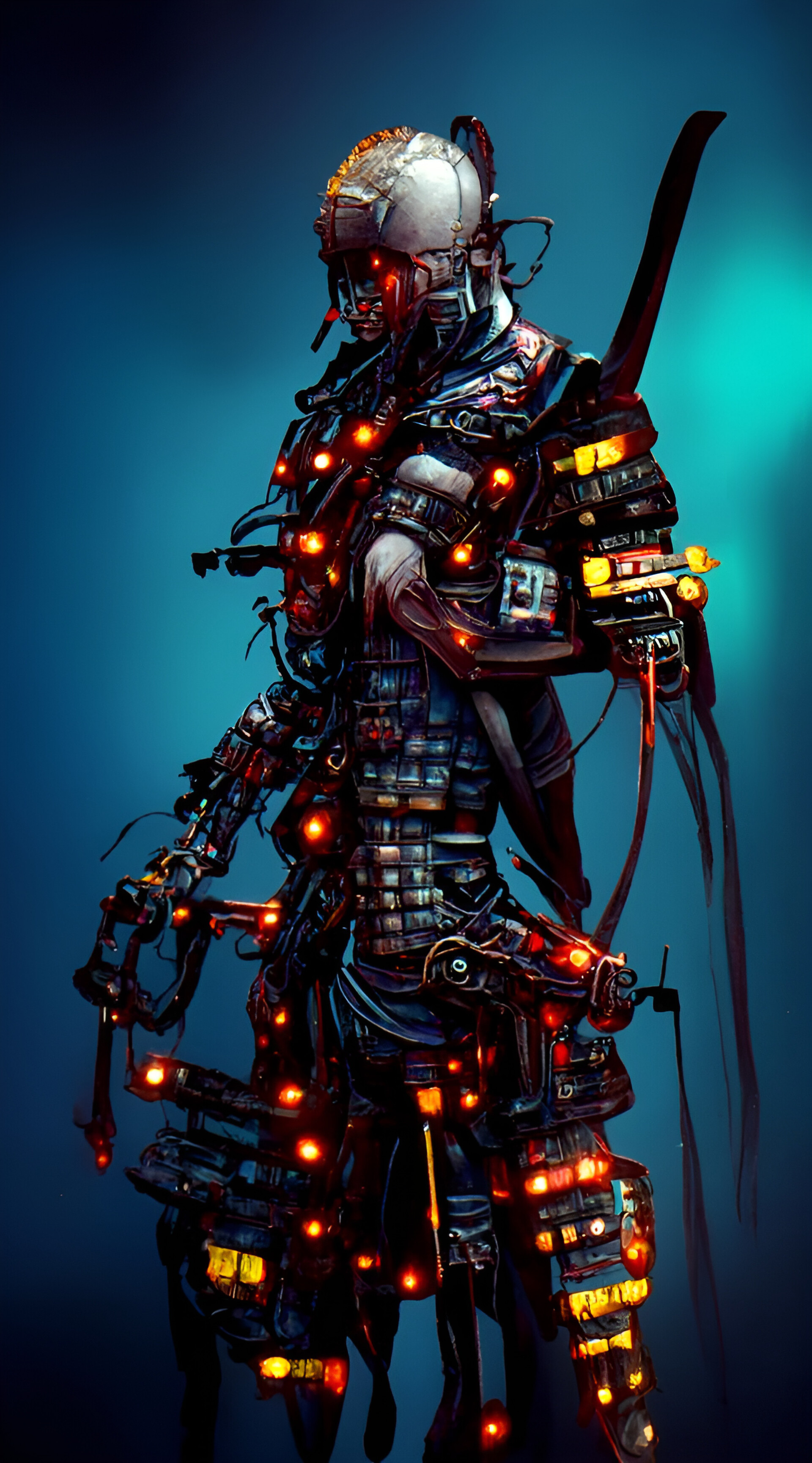 Artstation dystopian cyborg