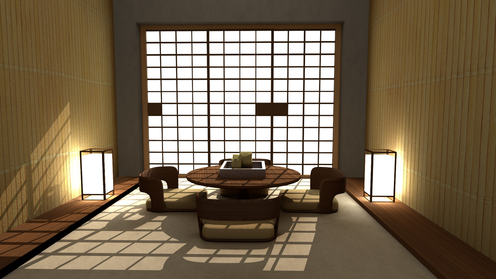 ArtStation japanese culture room