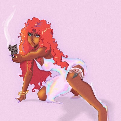 ArtStation - Starfire / Teen Titans / Copic Marker