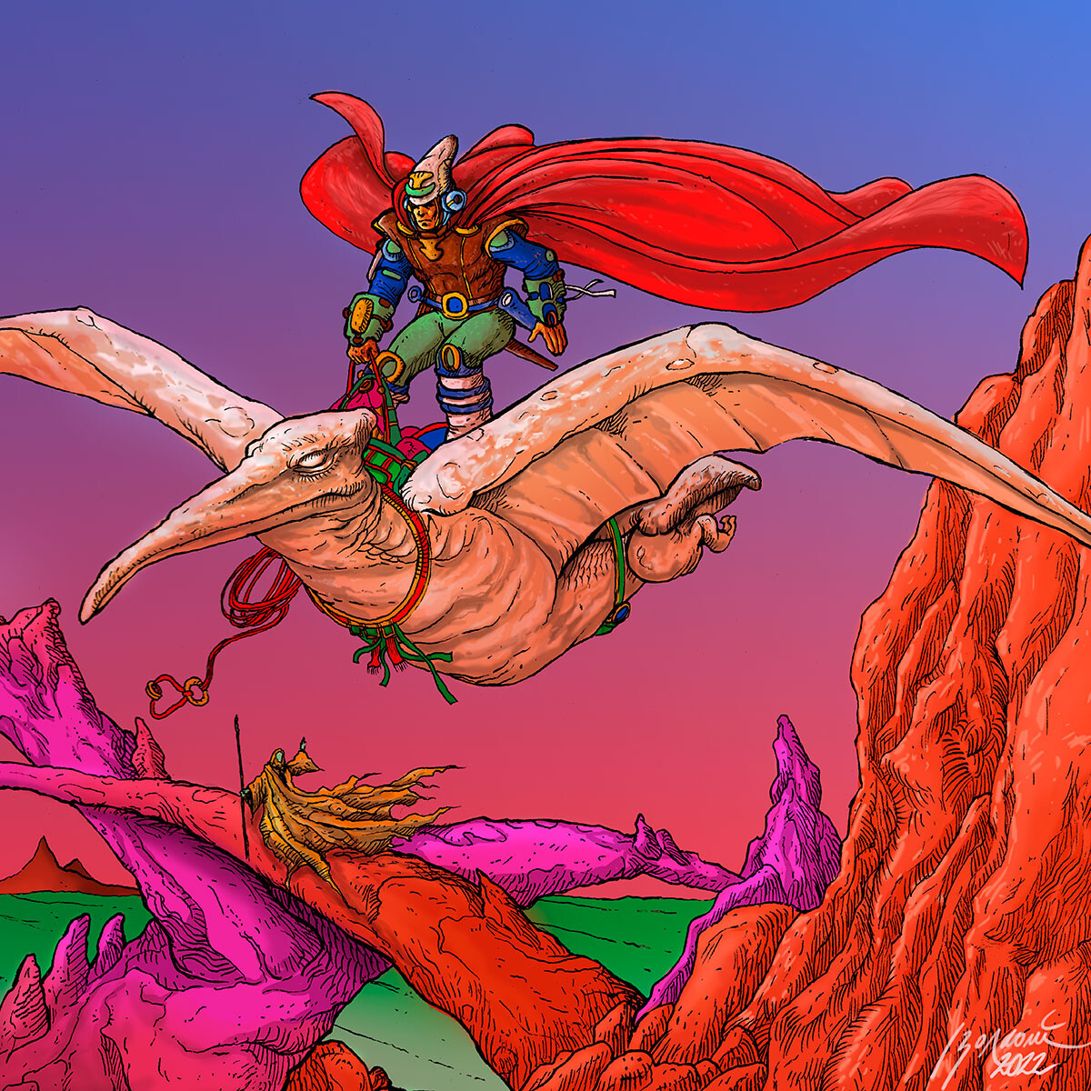 ArtStation - Homage to Moebius - Arzak