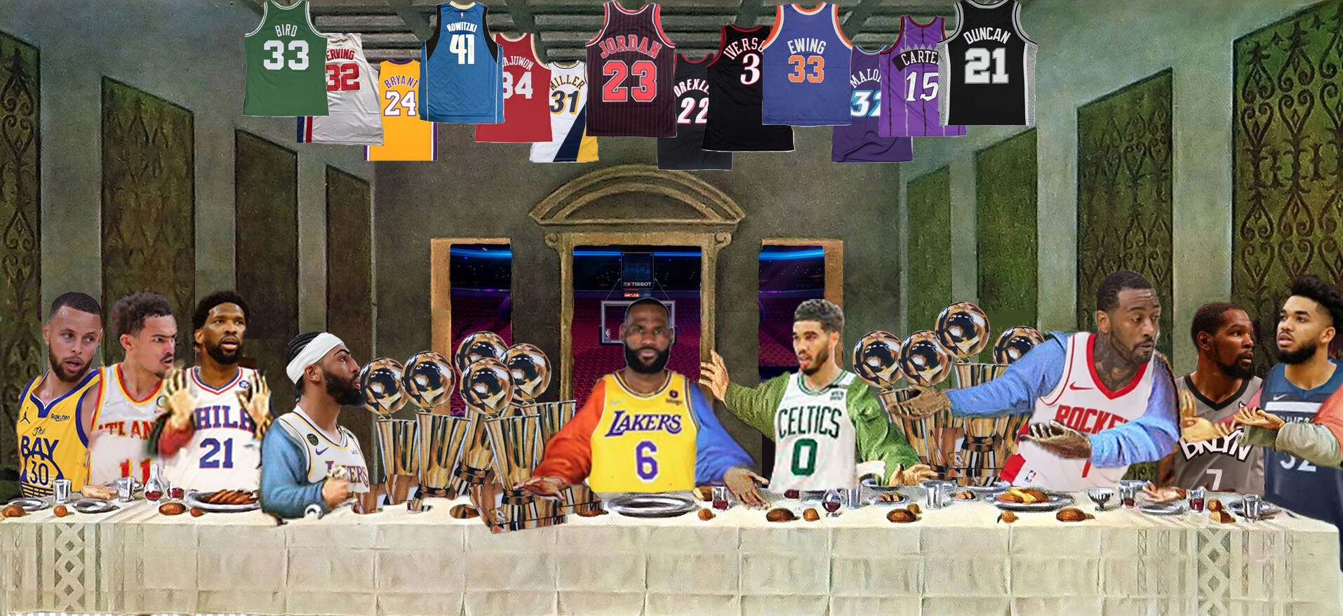 ArtStation The Last Supper NBA Edition