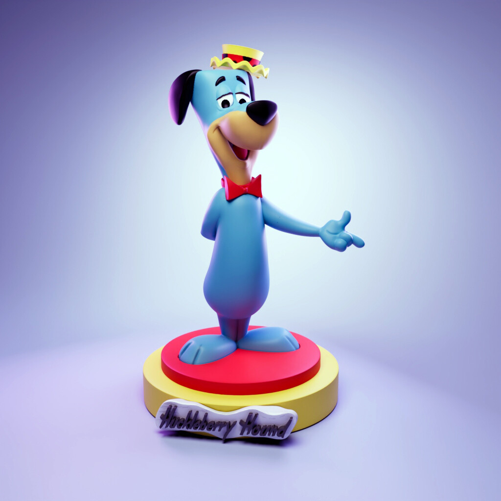 Artstation Huckleberry Hound For 3d Print