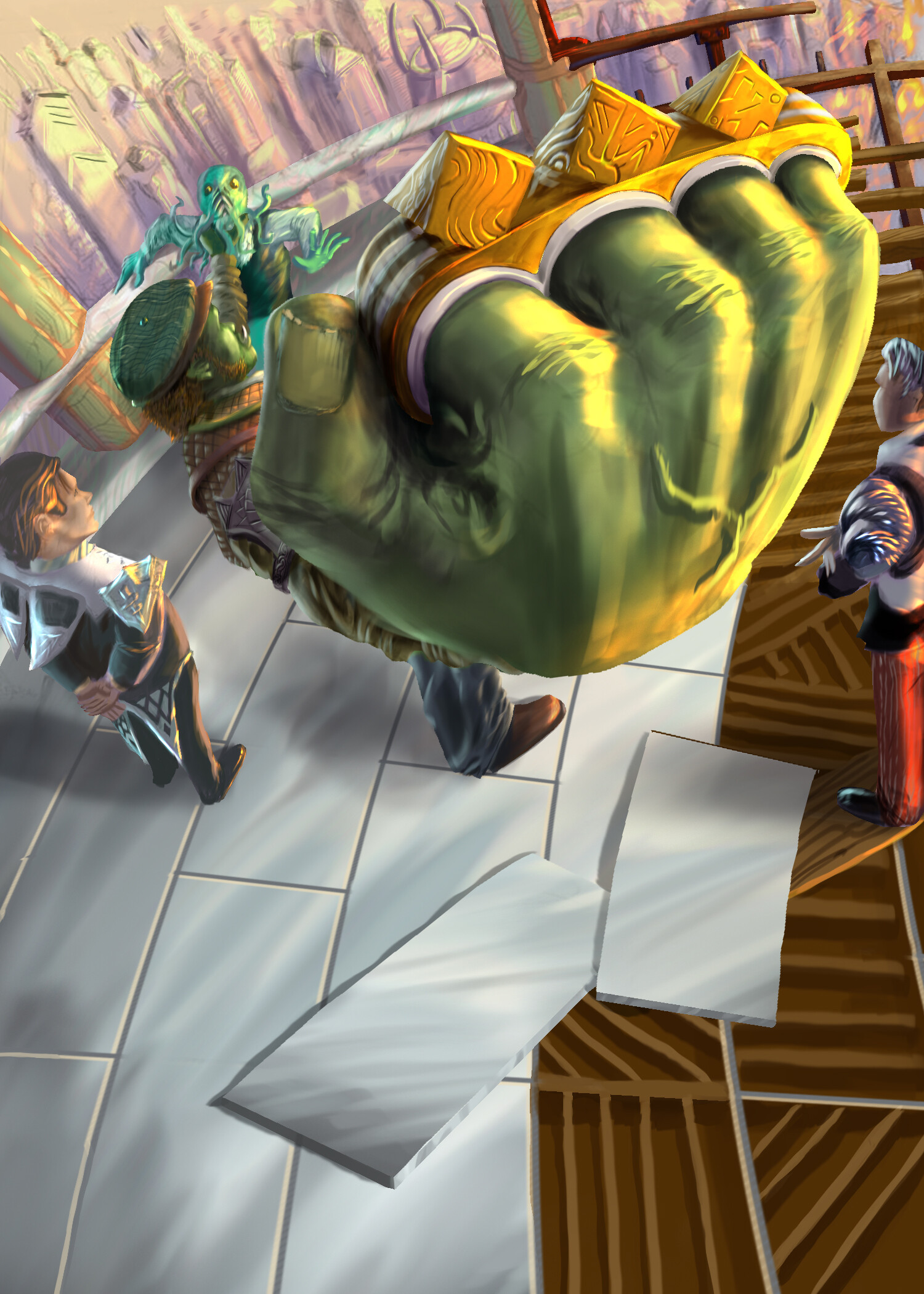 ArtStation Brass Knuckles of New Capenna