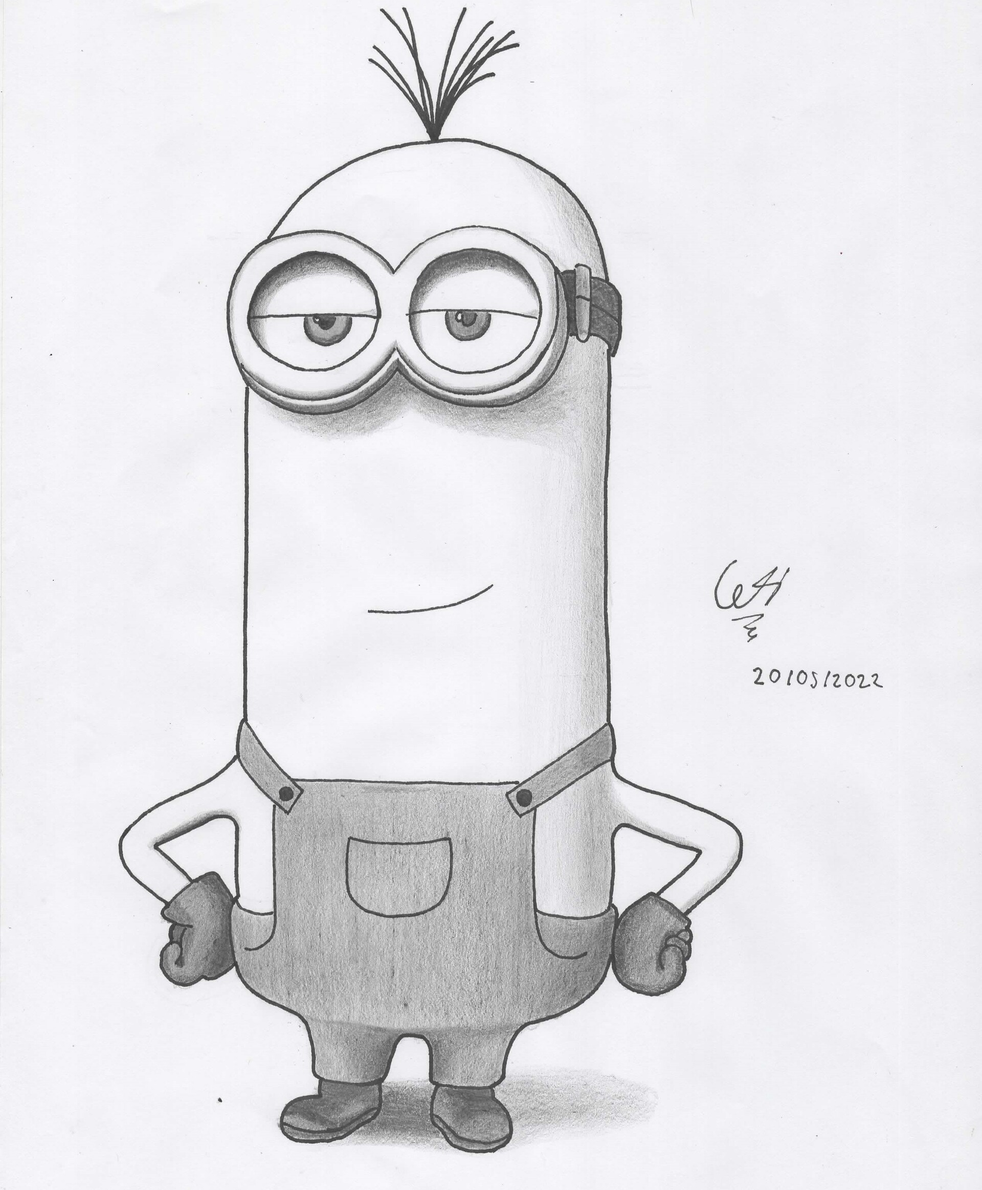How to draw a Minion Easy -Drawing Tutorial For Kids