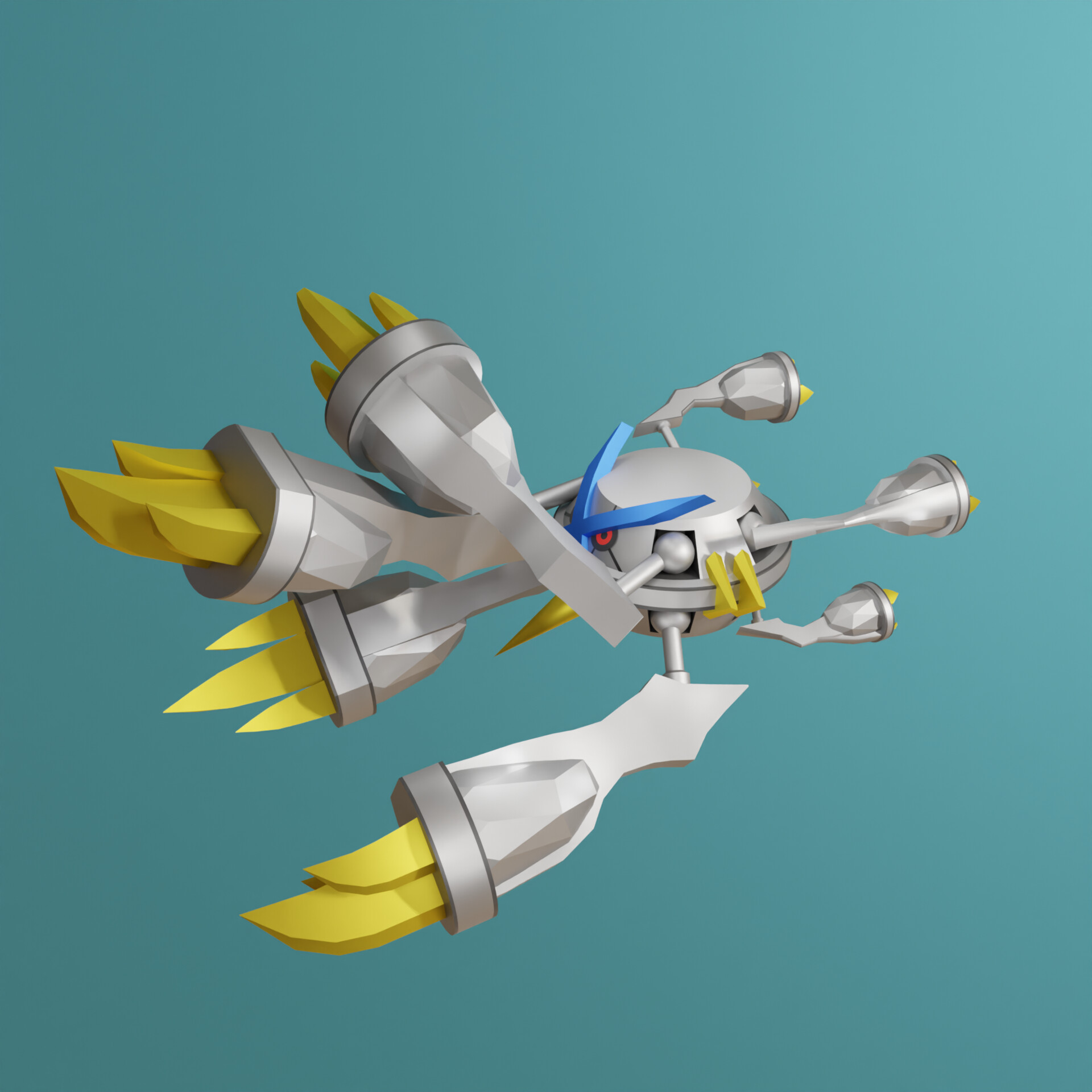 ArtStation - Pokemon Shiny Mega Metagross